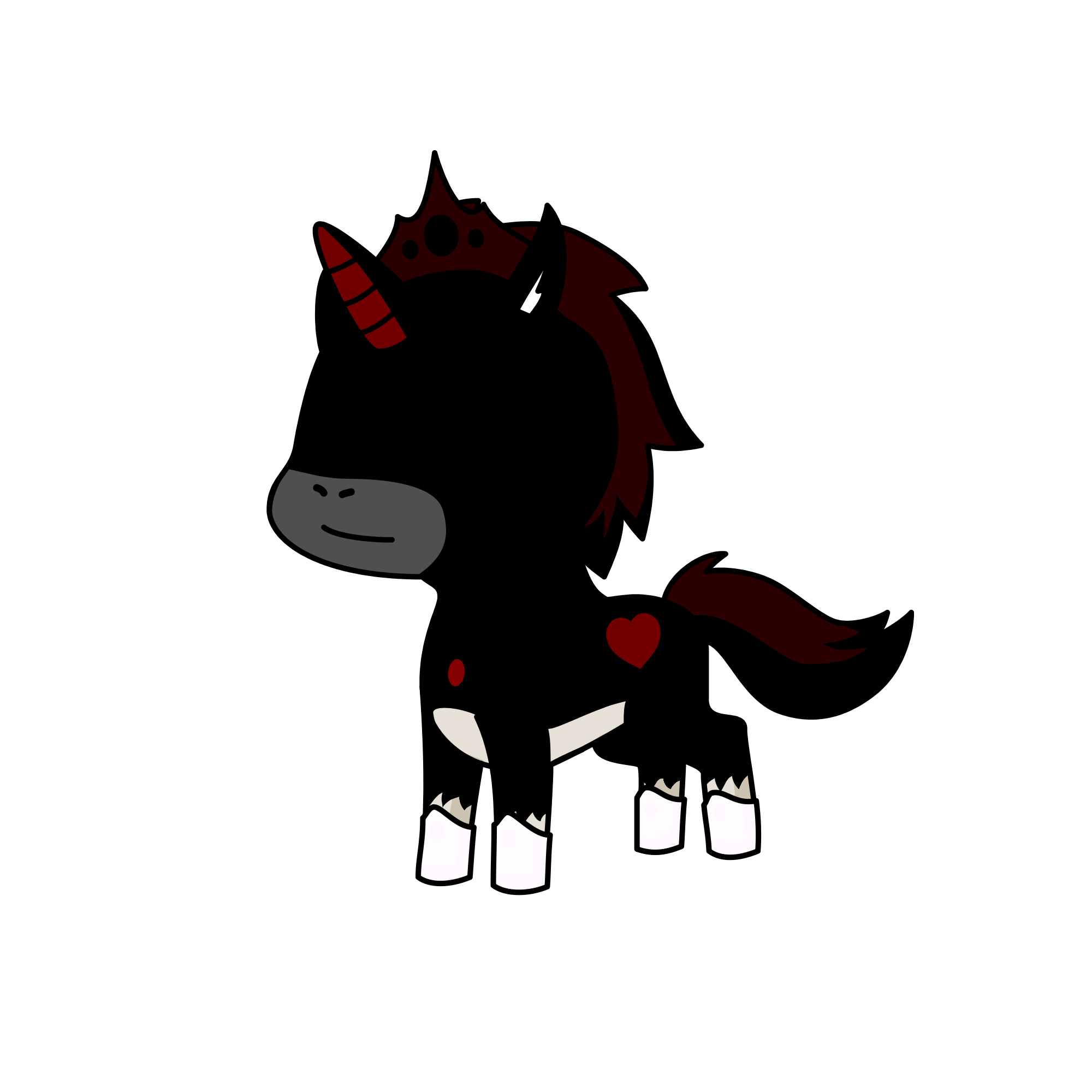 Nite mare, the unicorn