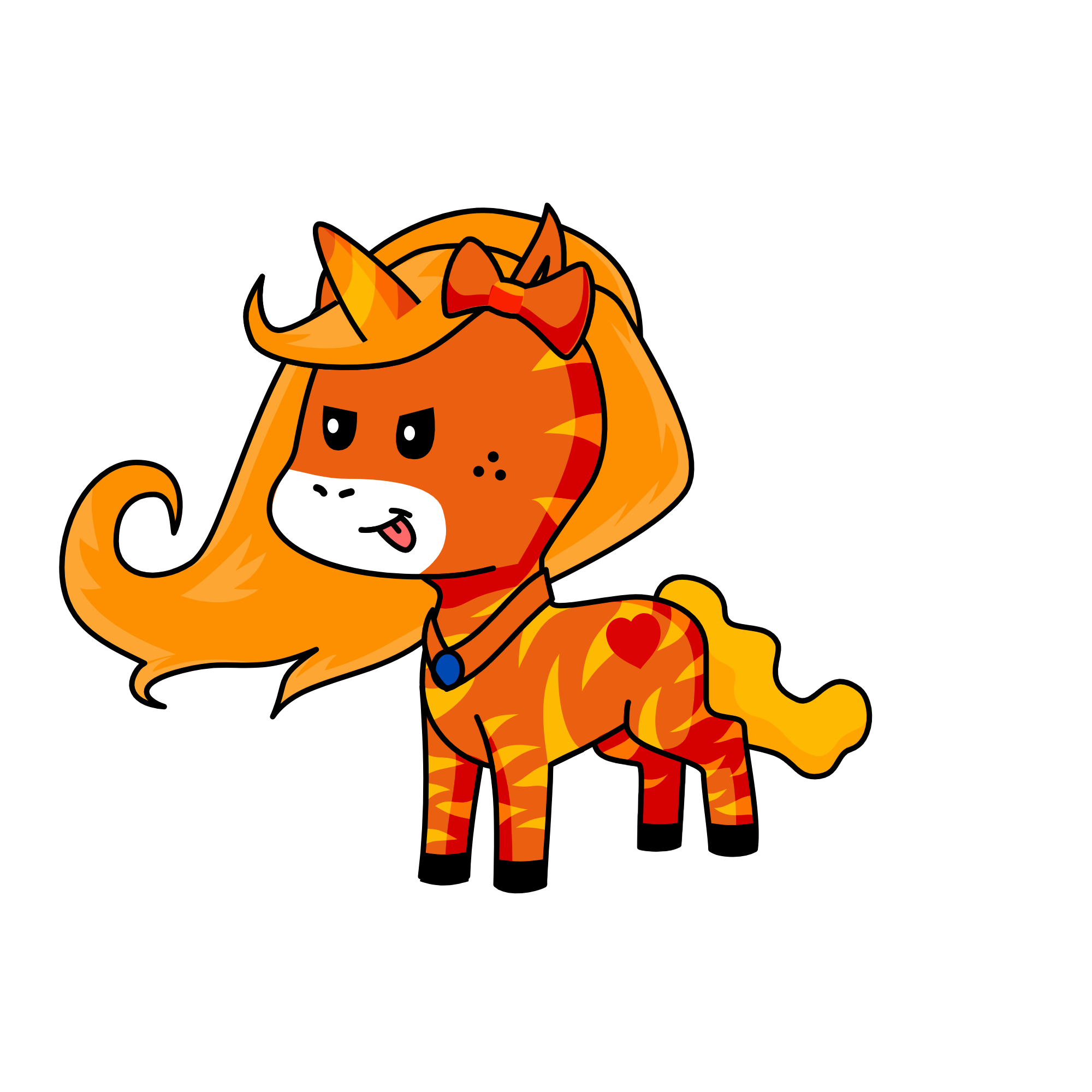 fire, the unicorn