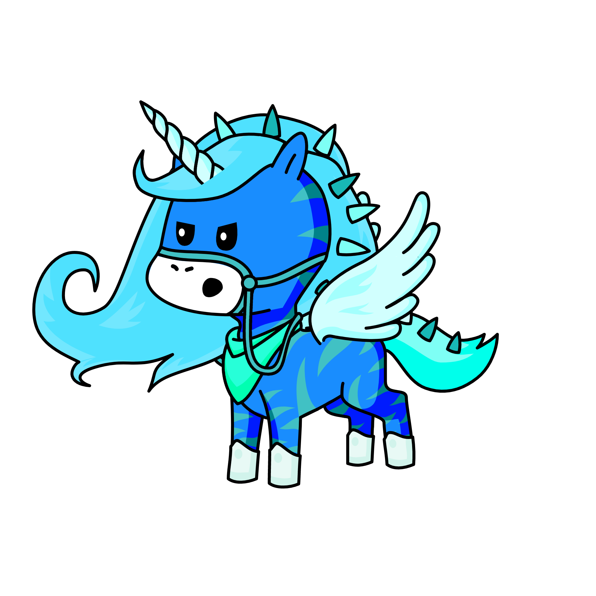 Aquamarine, the unicorn