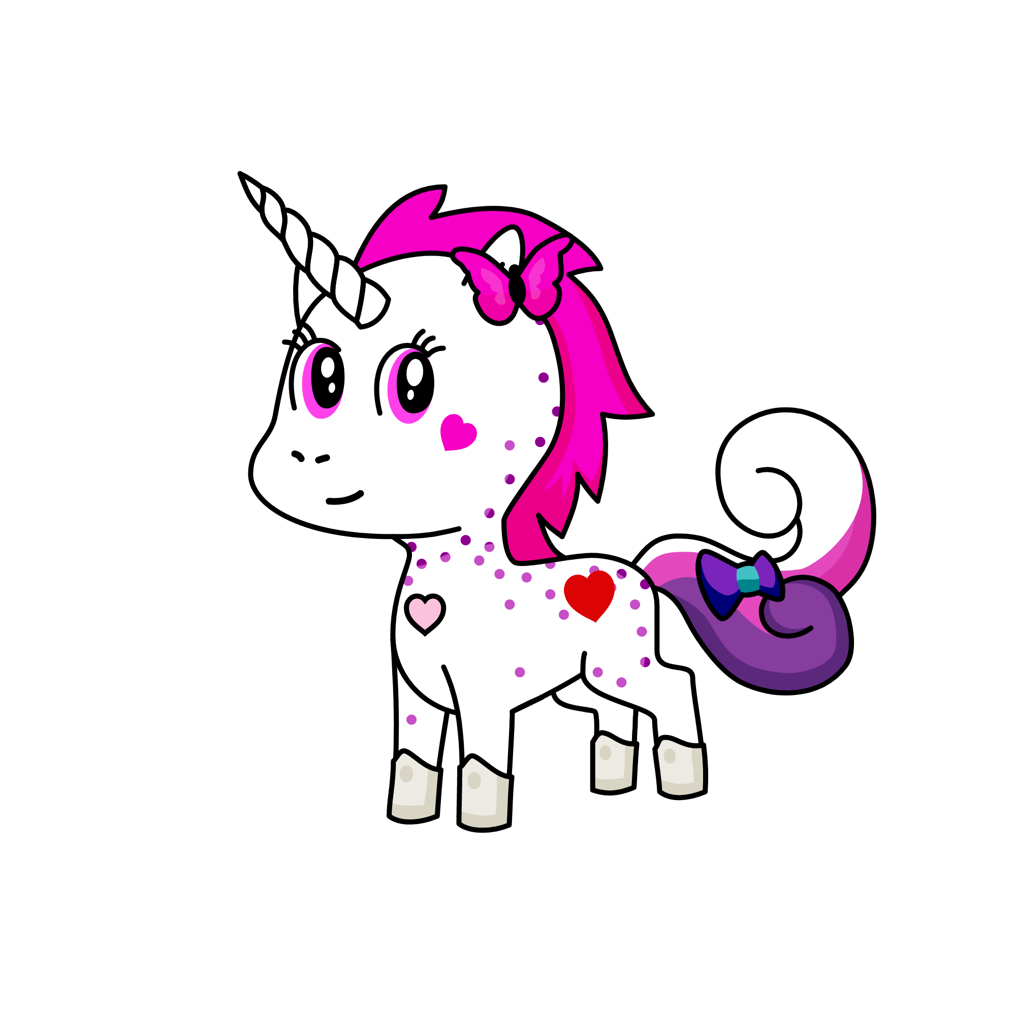 snow flak, the unicorn