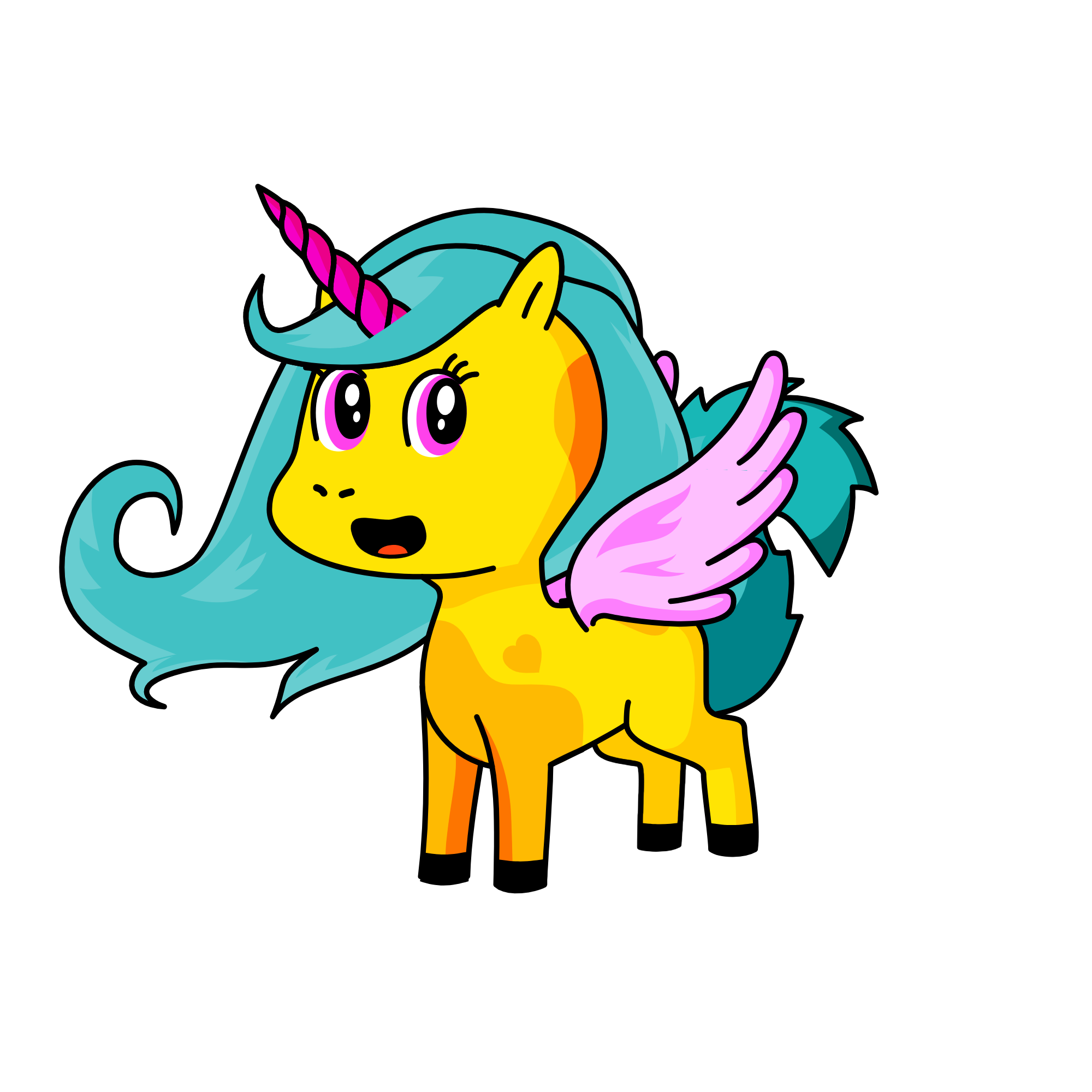 🎉~N~E~O~N~🎉, the unicorn