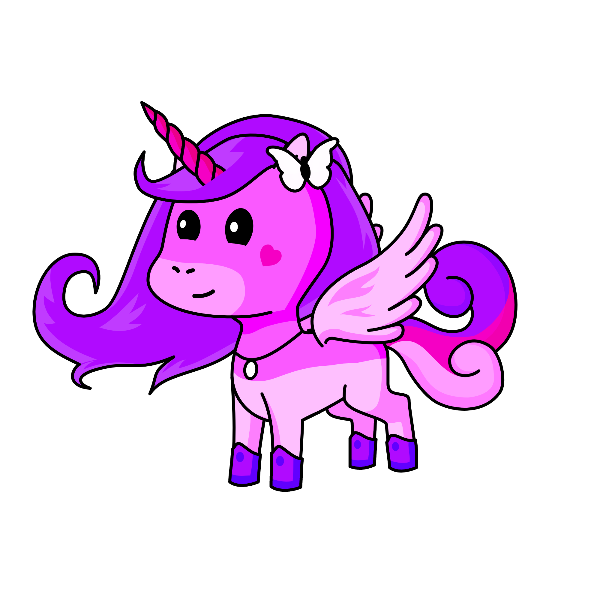 Spring, the unicorn