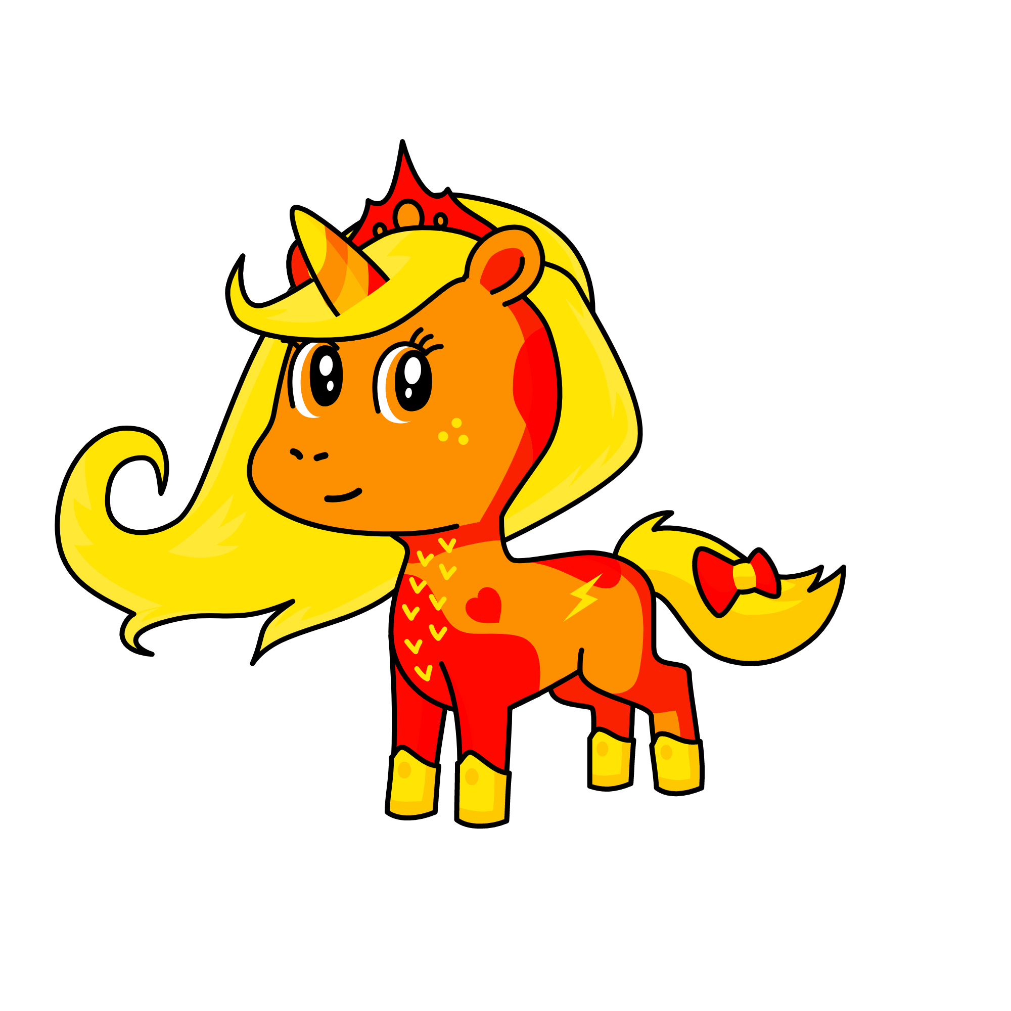 Sunset shimmer, the unicorn