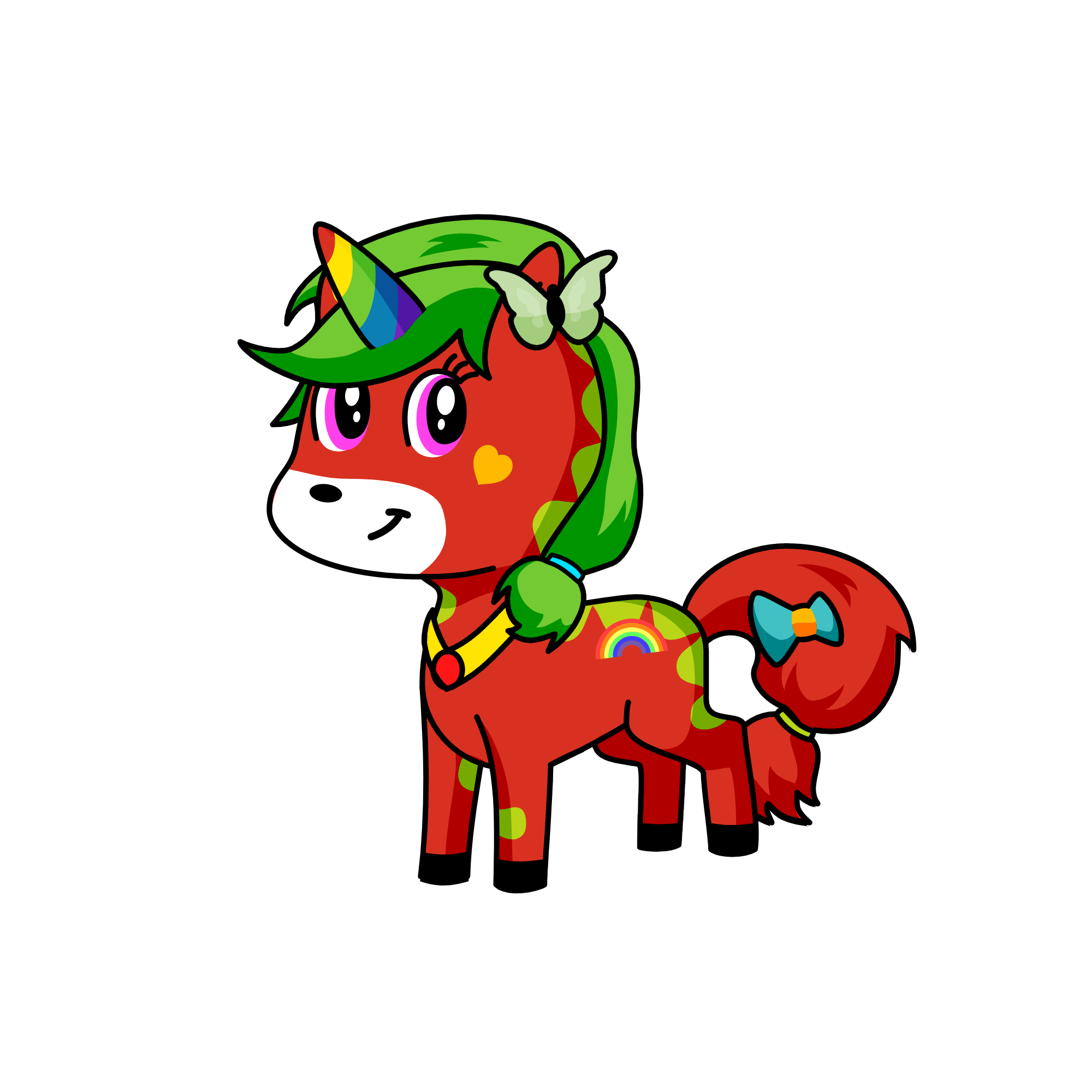 rainbow, the unicorn