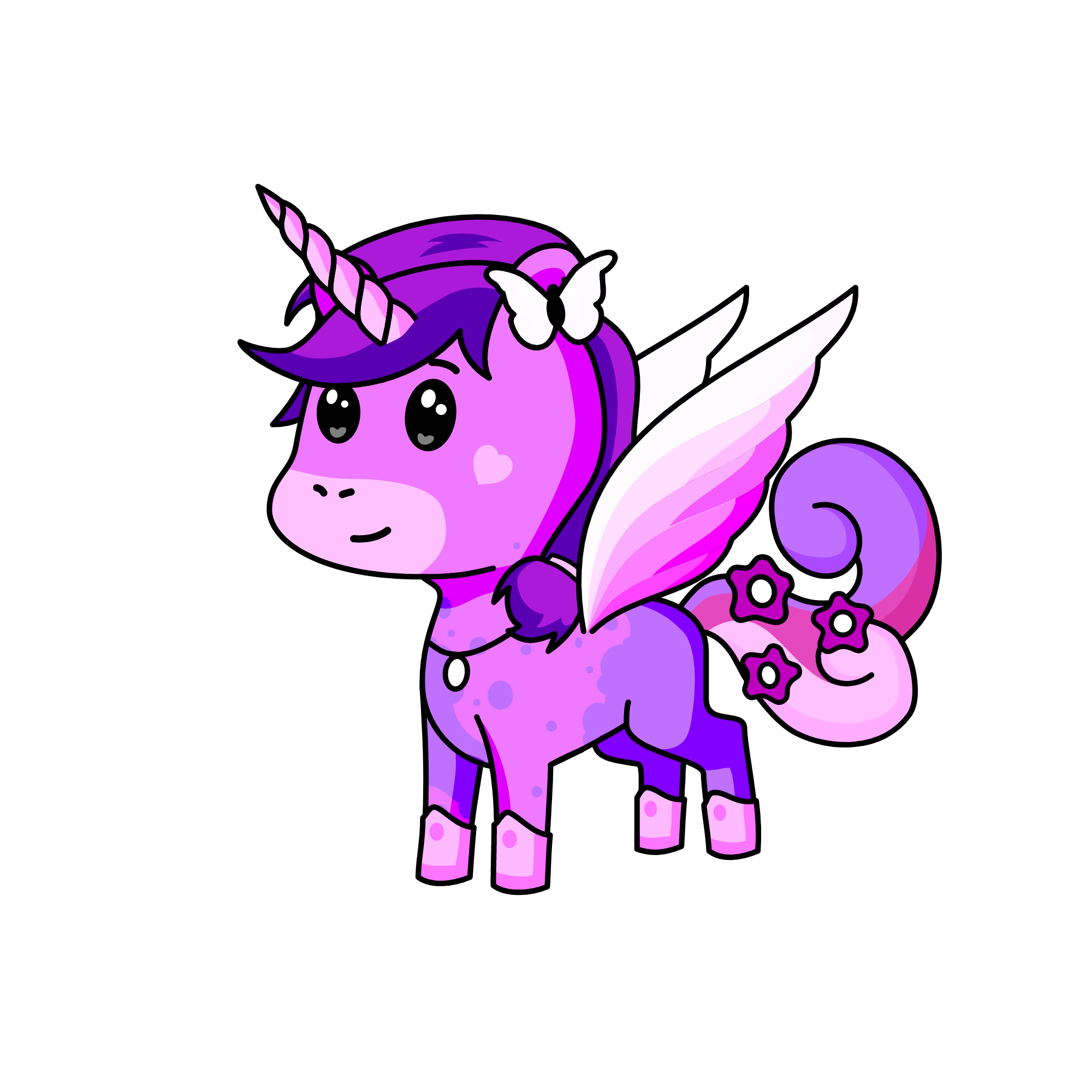 Spring, the unicorn