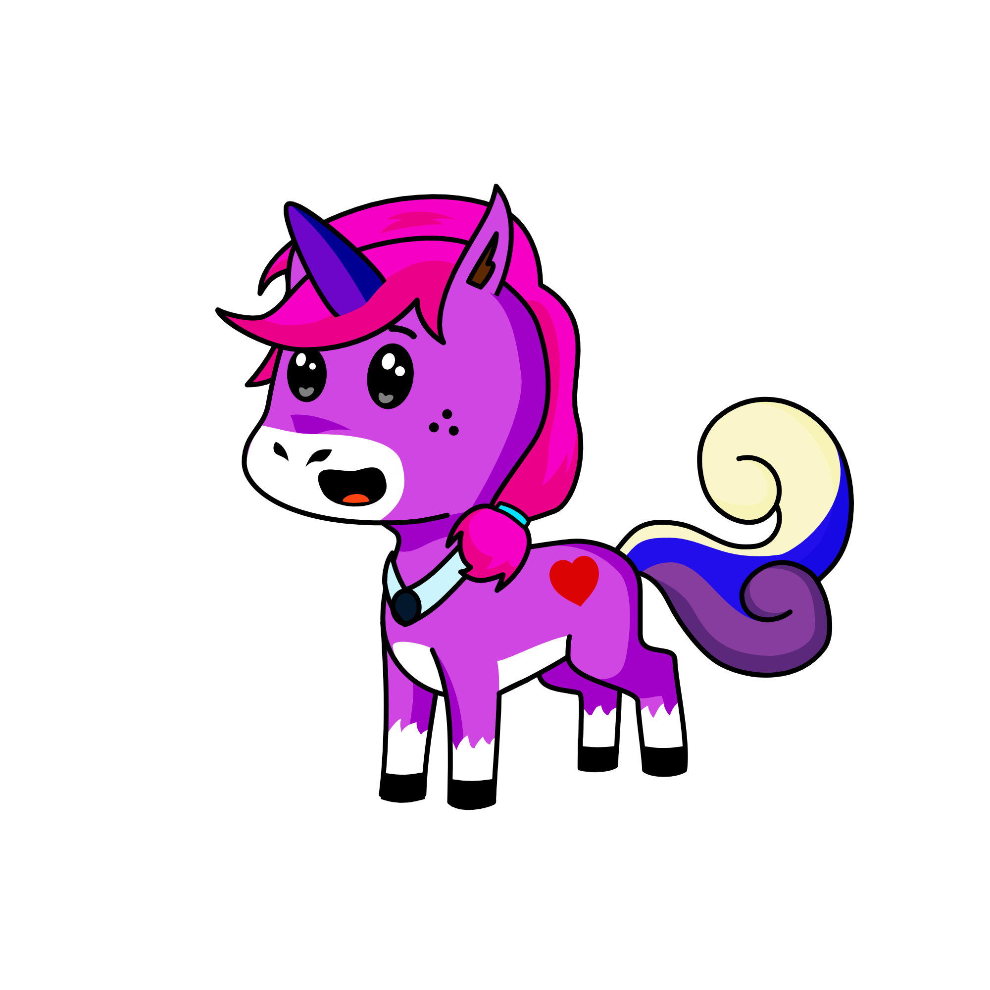 Stardust, the unicorn