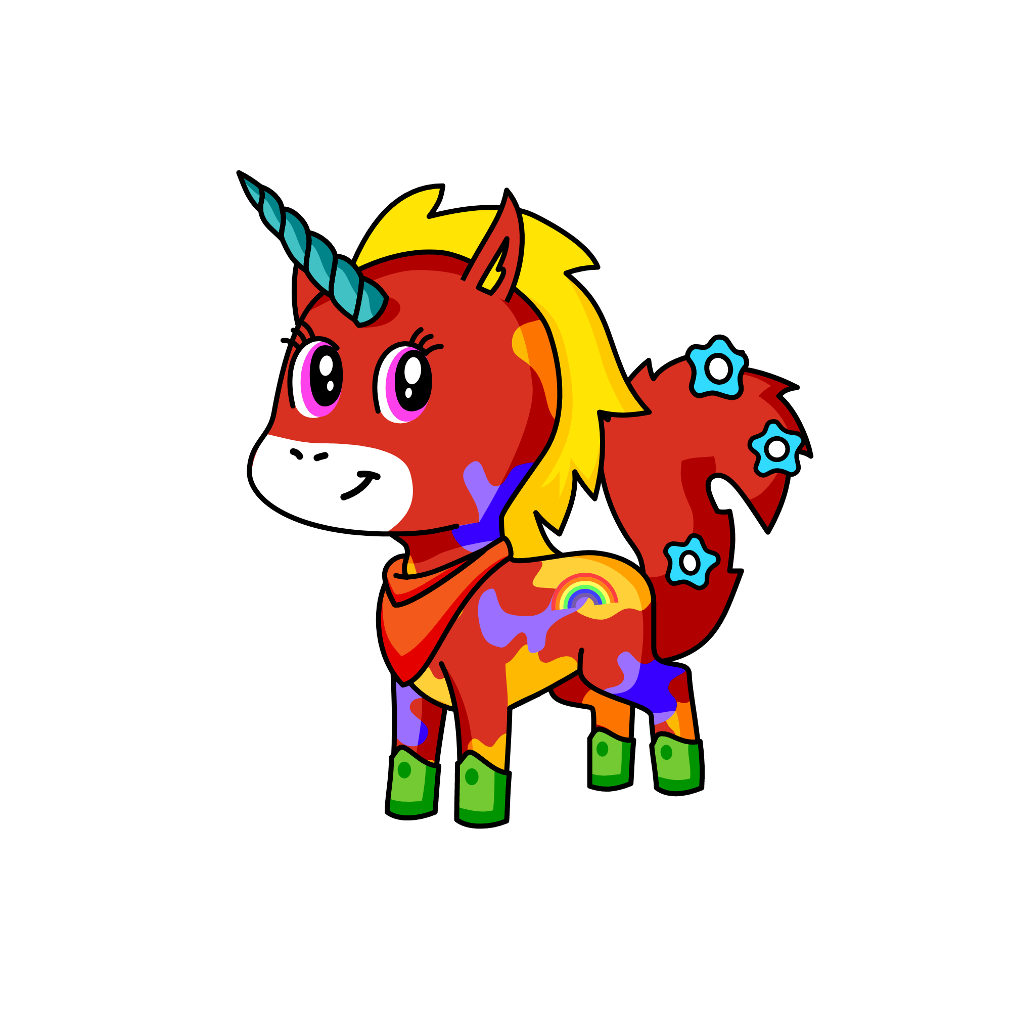 sun shoot, the unicorn