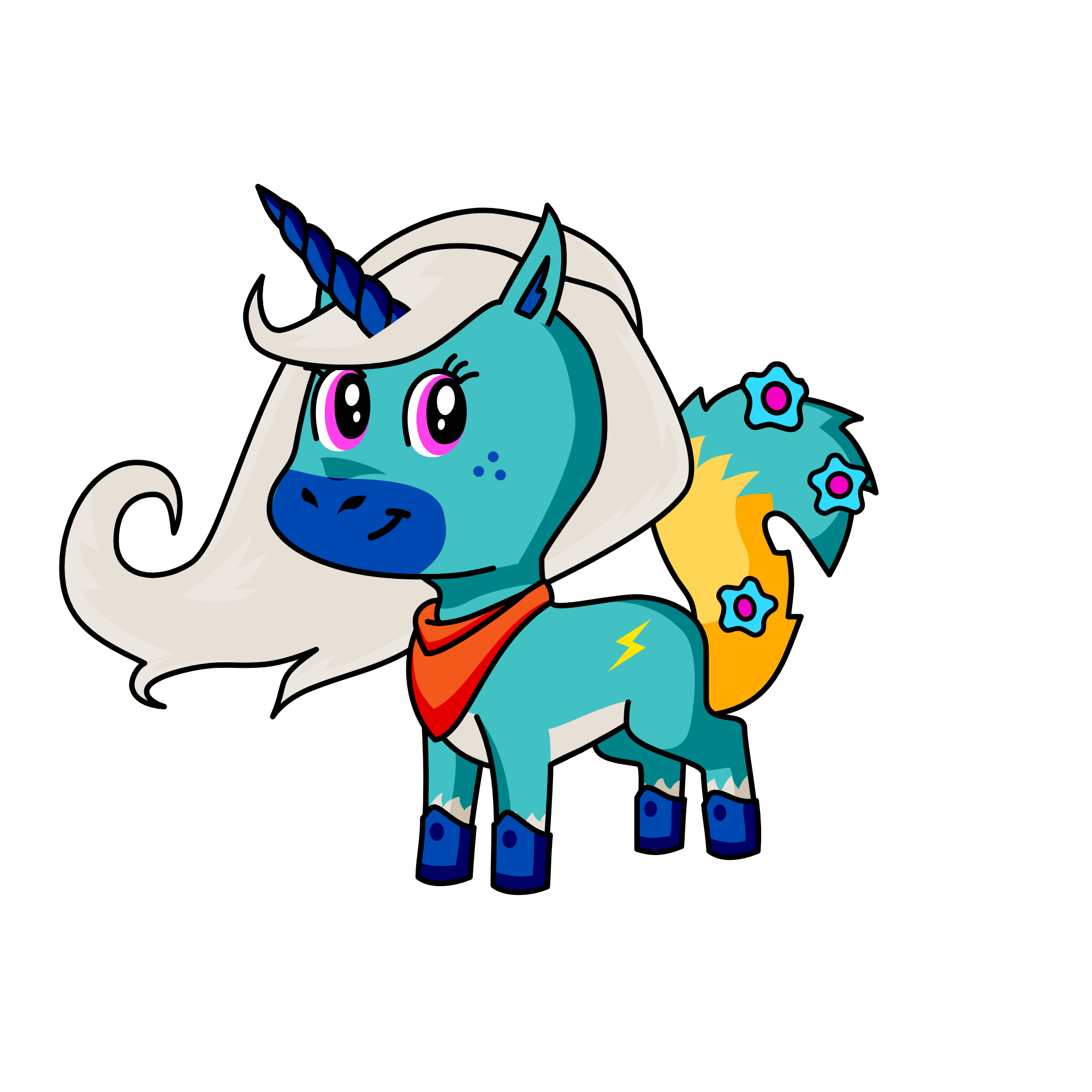 moon dust, the unicorn