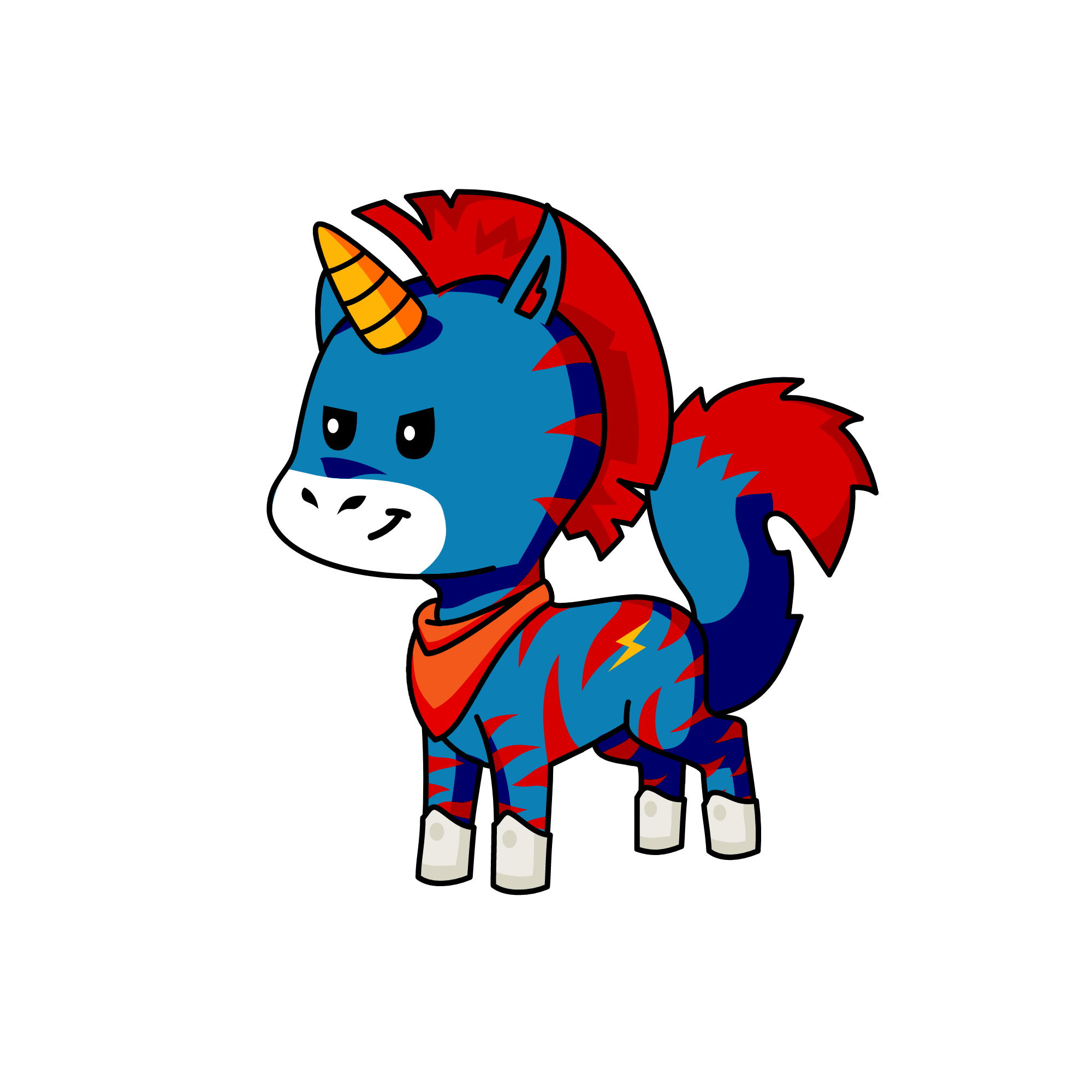 KING OF THE TINYTAN KING, the unicorn