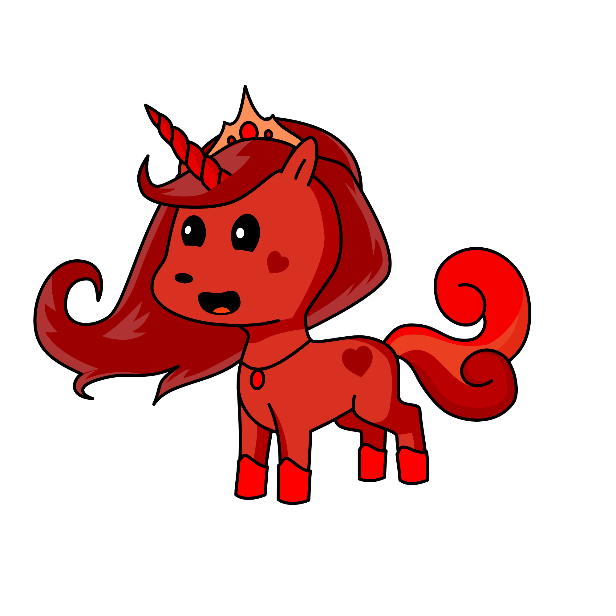 Rosy, the unicorn