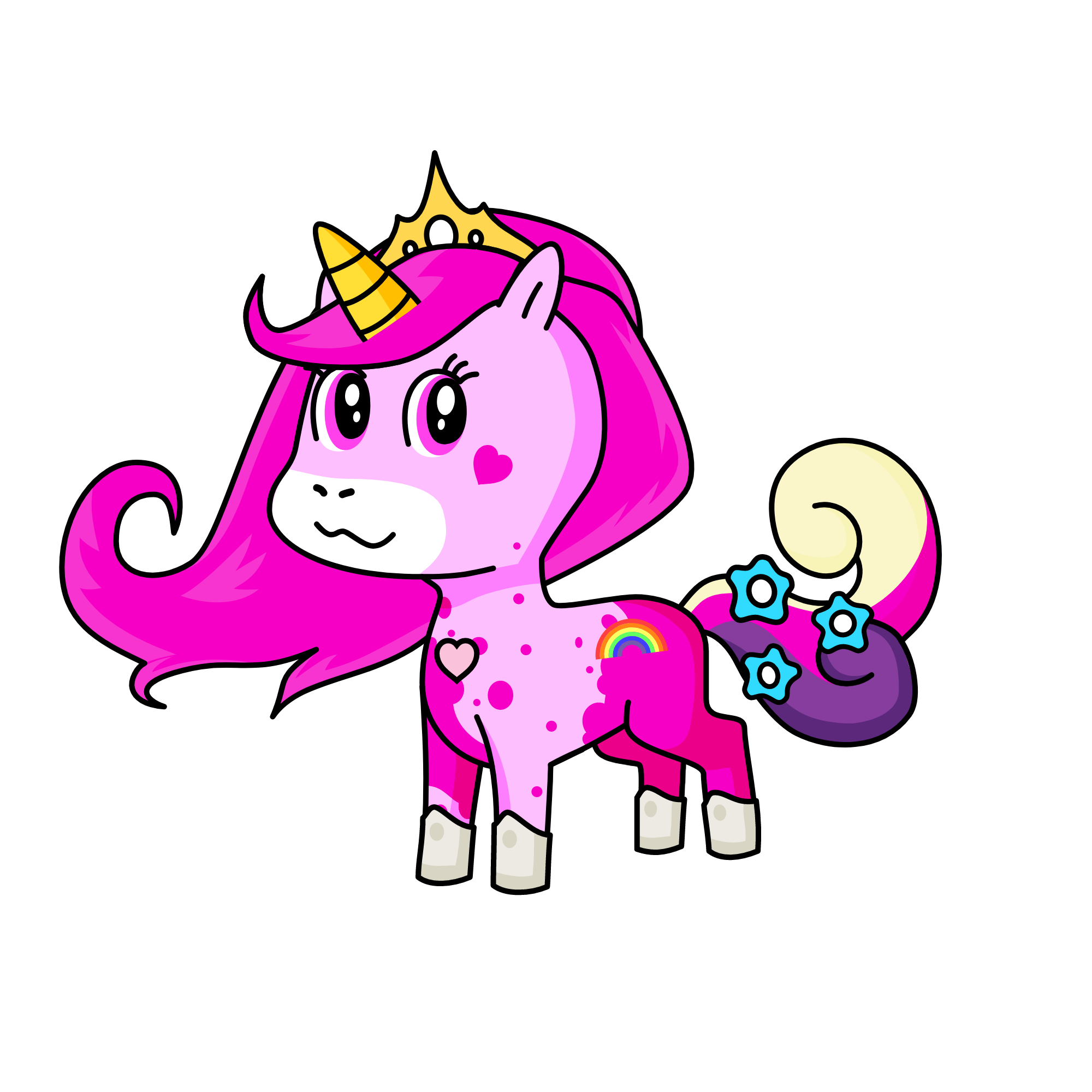 PRINCESS MIA, the unicorn