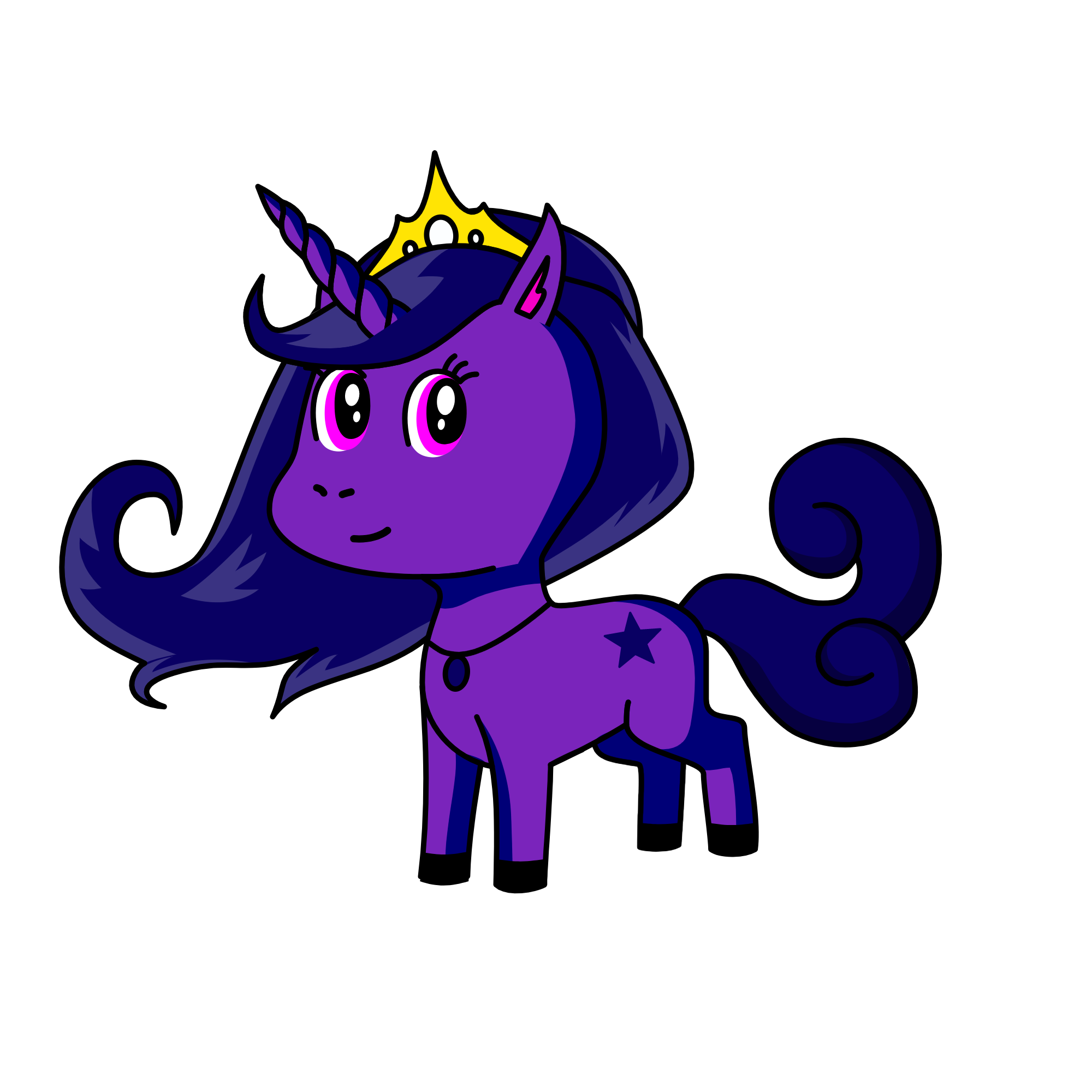 Nighty, the unicorn