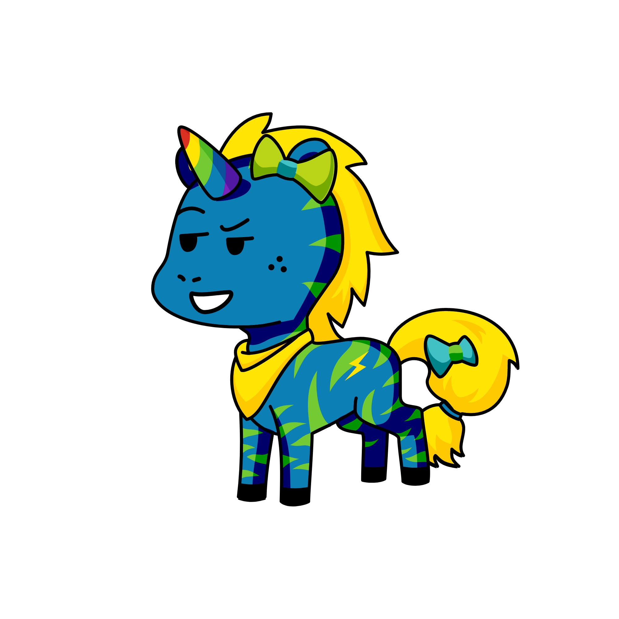 Flash, the unicorn
