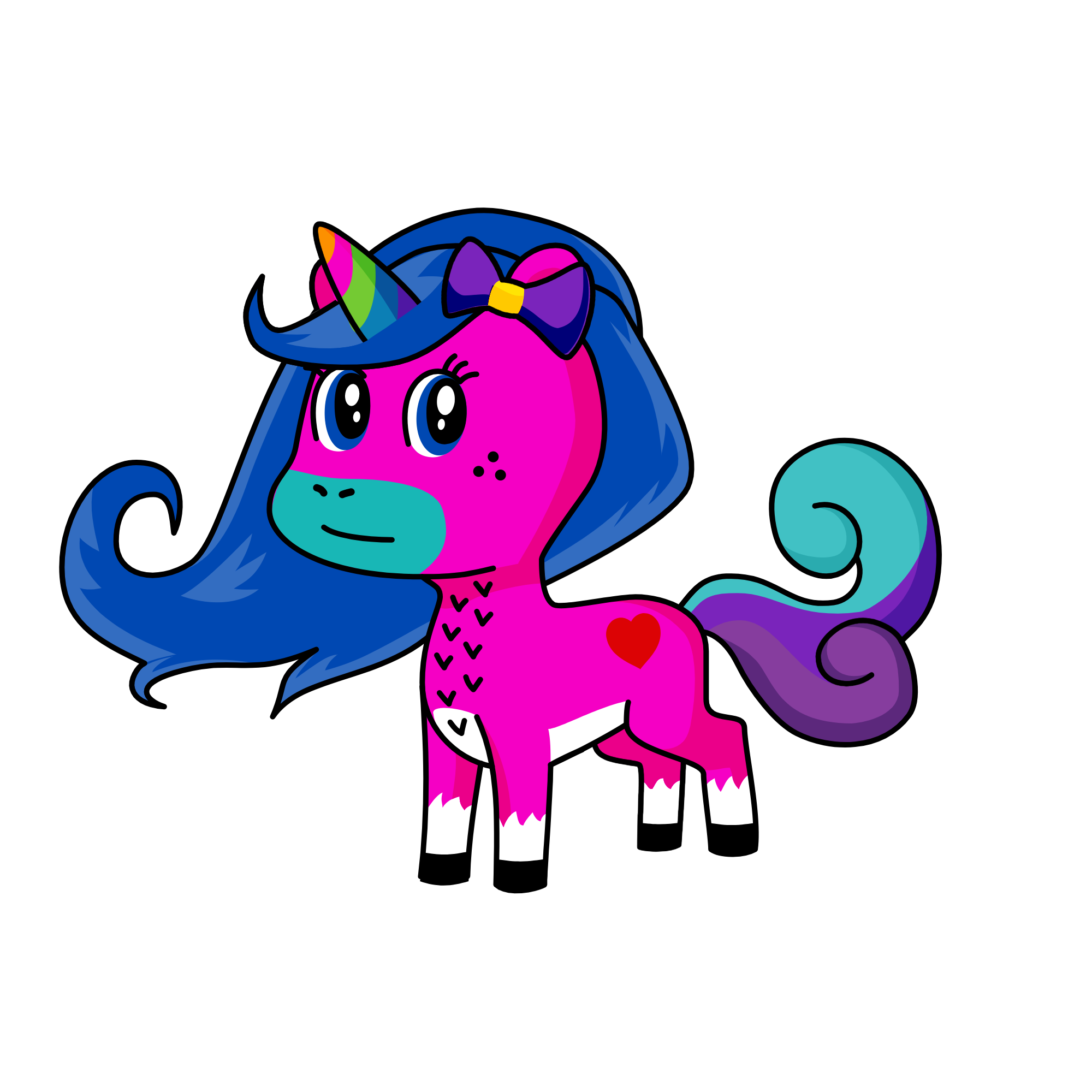 Brilhante, the unicorn