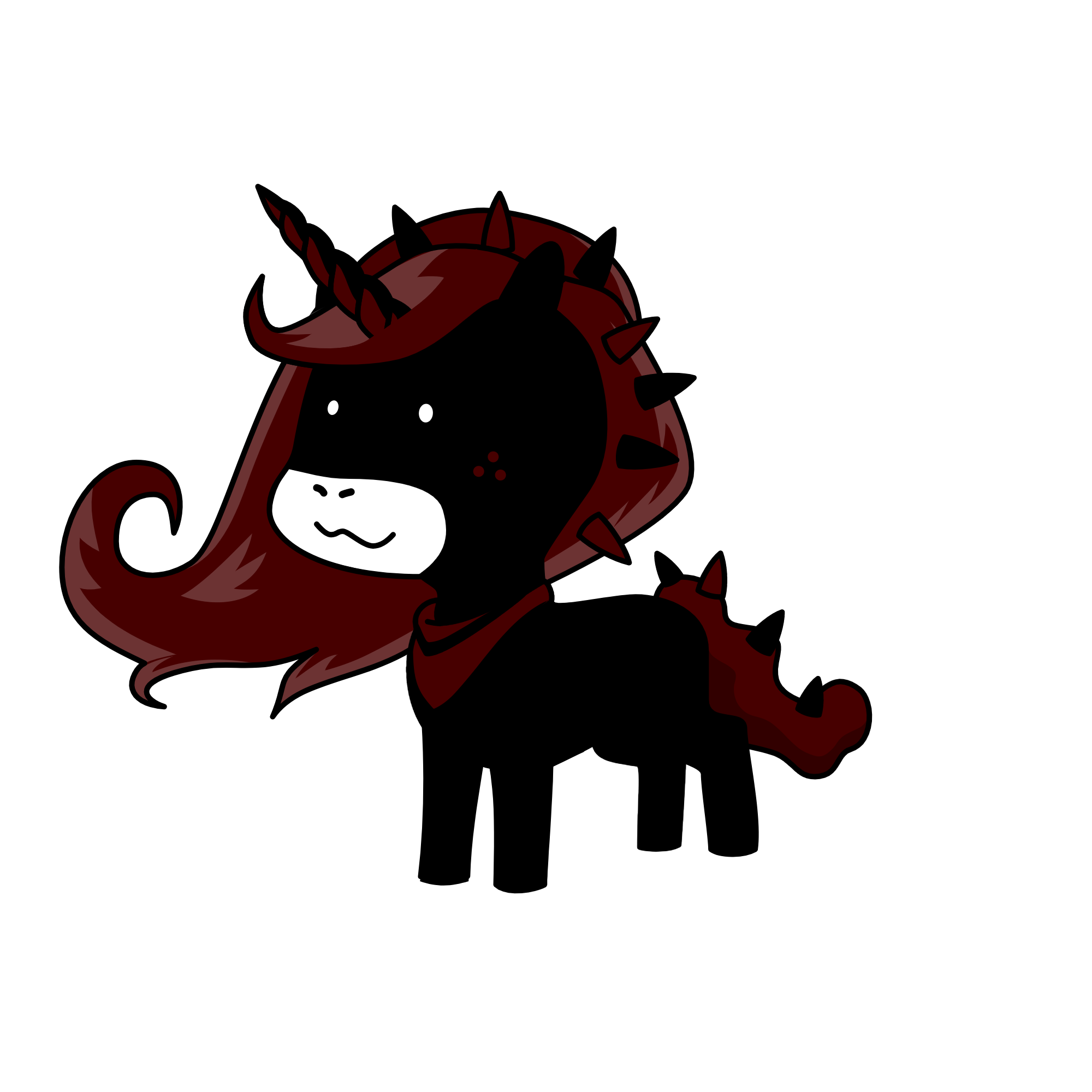 Dark, the unicorn