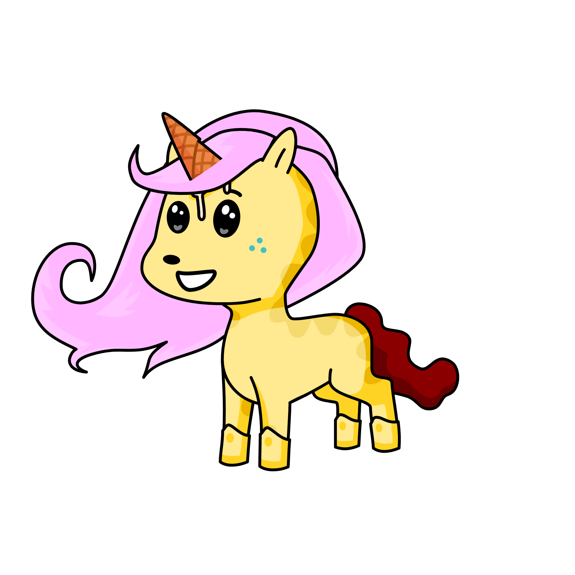 Ice cream, the unicorn