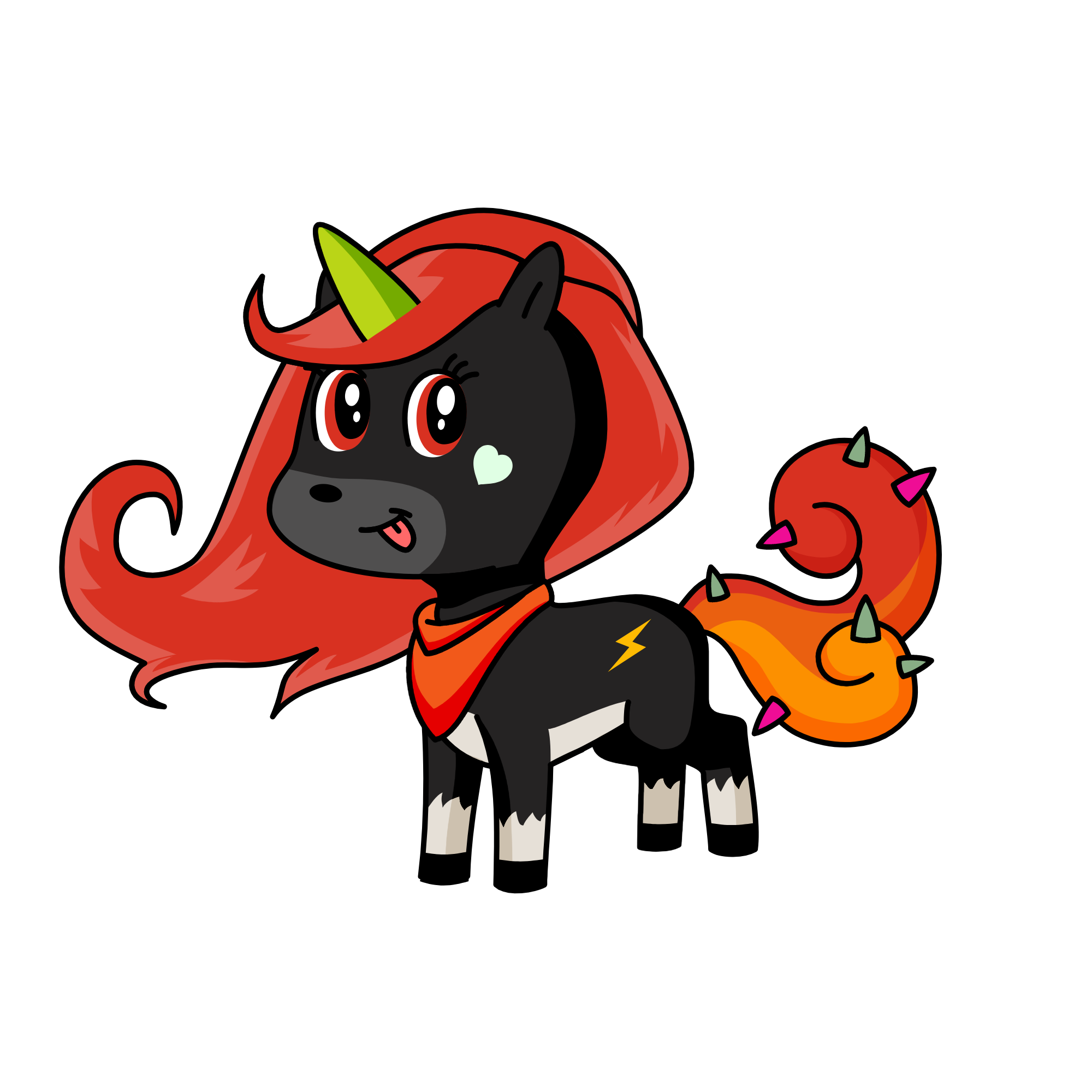 Devil's Horse, the unicorn