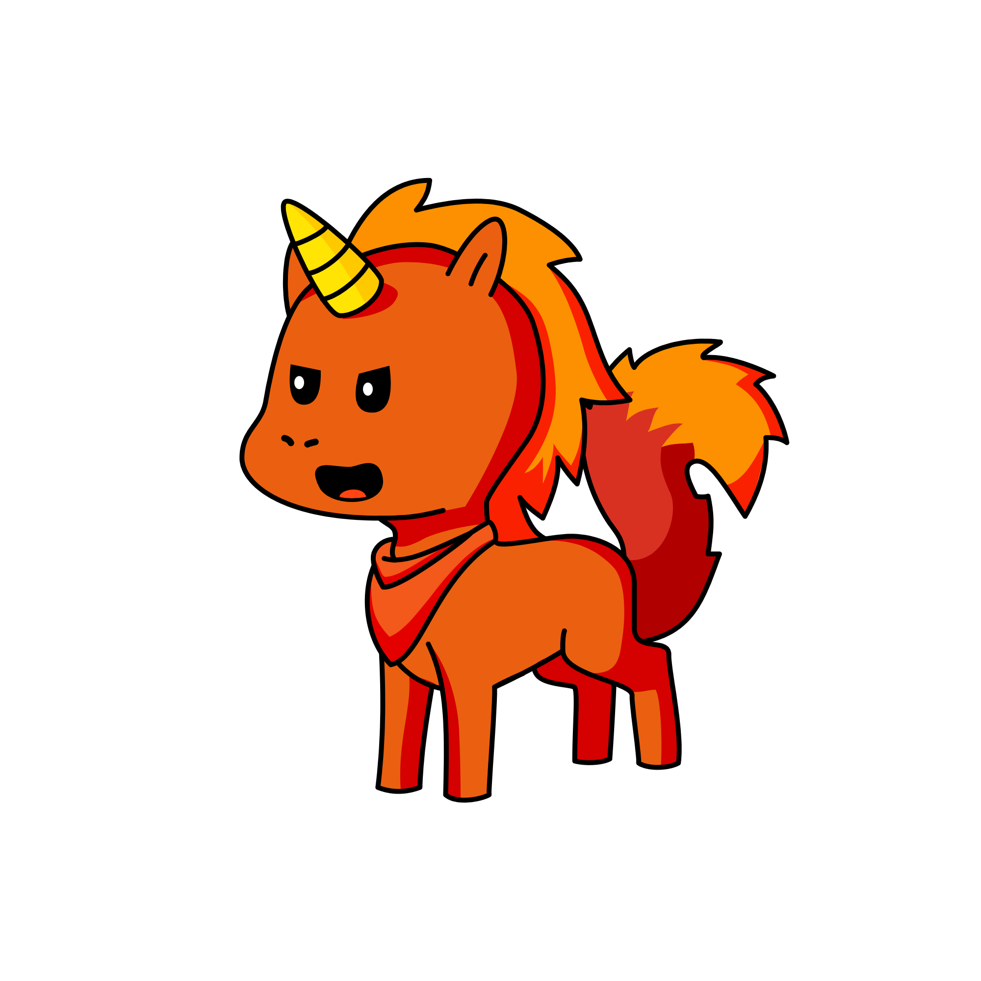 Evil unicorn, the unicorn
