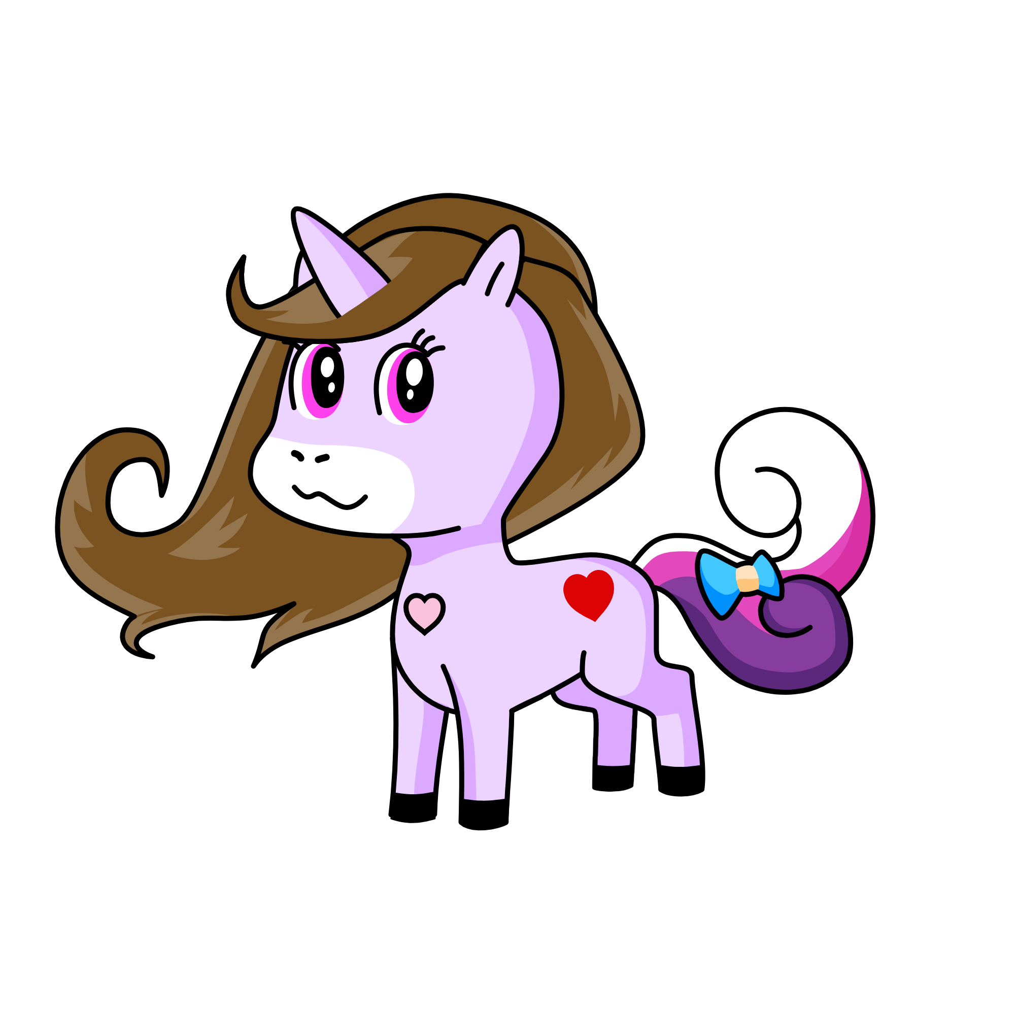 FluffyCorn, the unicorn