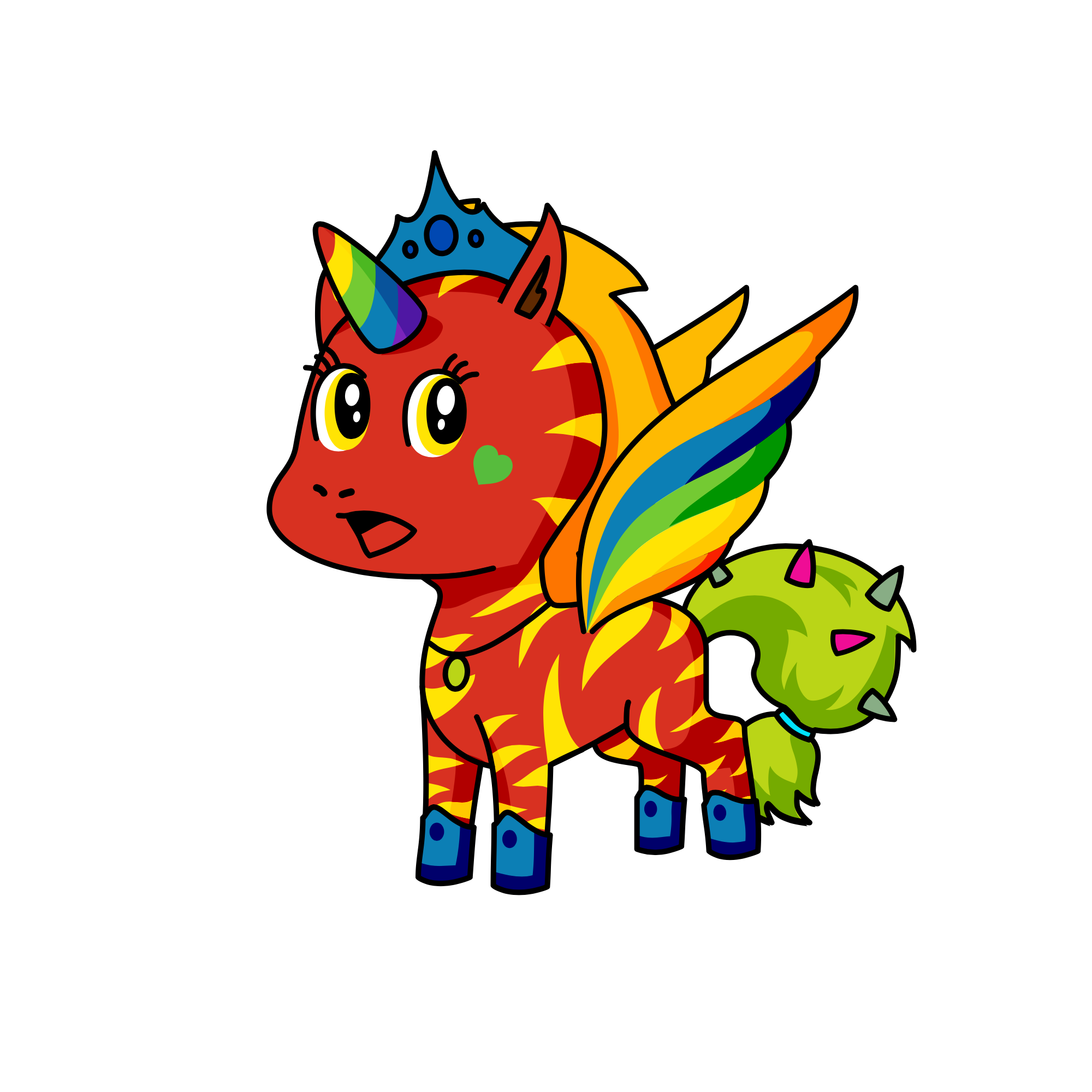 Princess unica, the unicorn