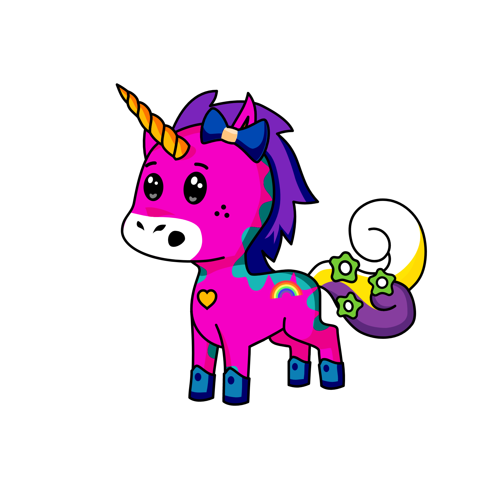 rainbiy, the unicorn