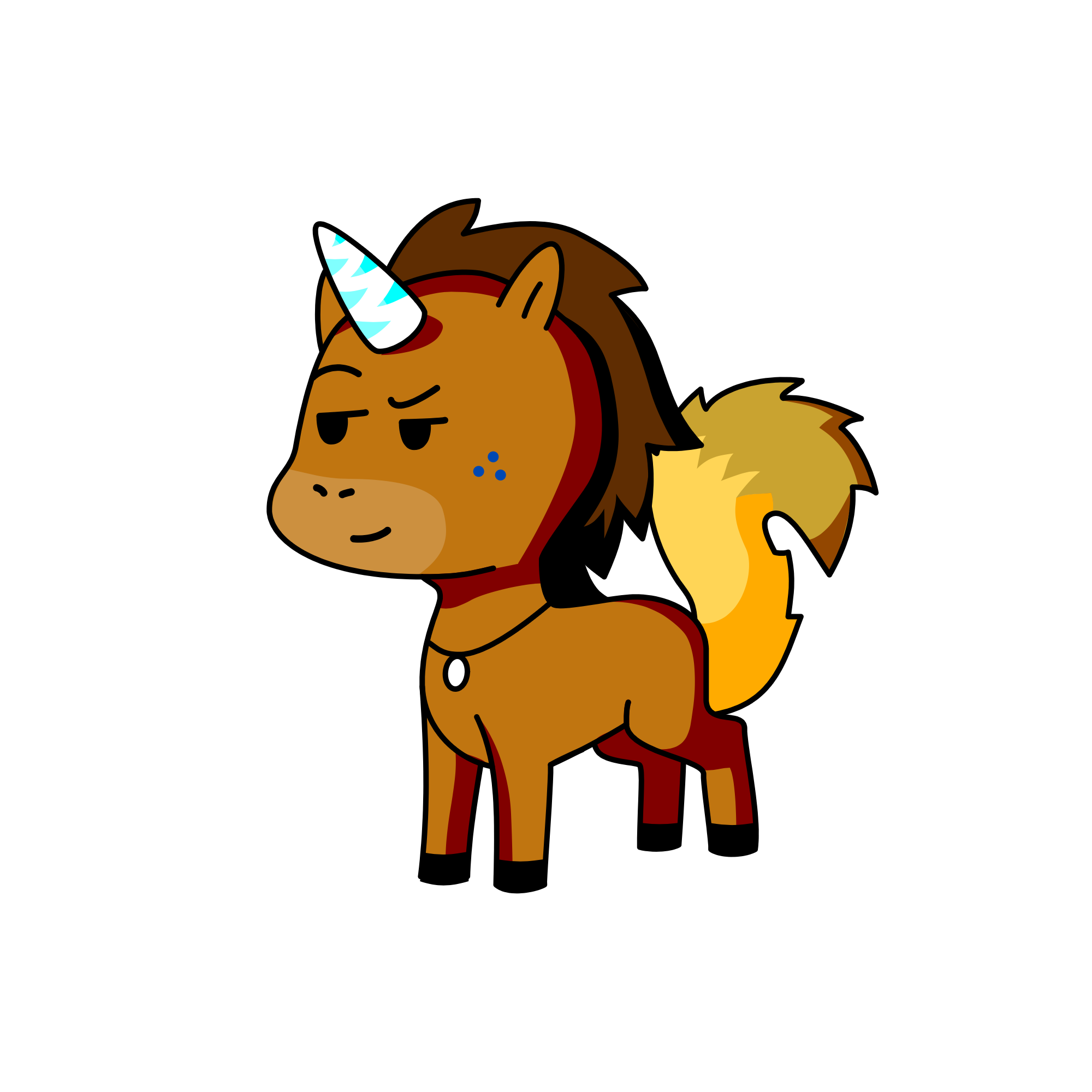 Fireball, the unicorn