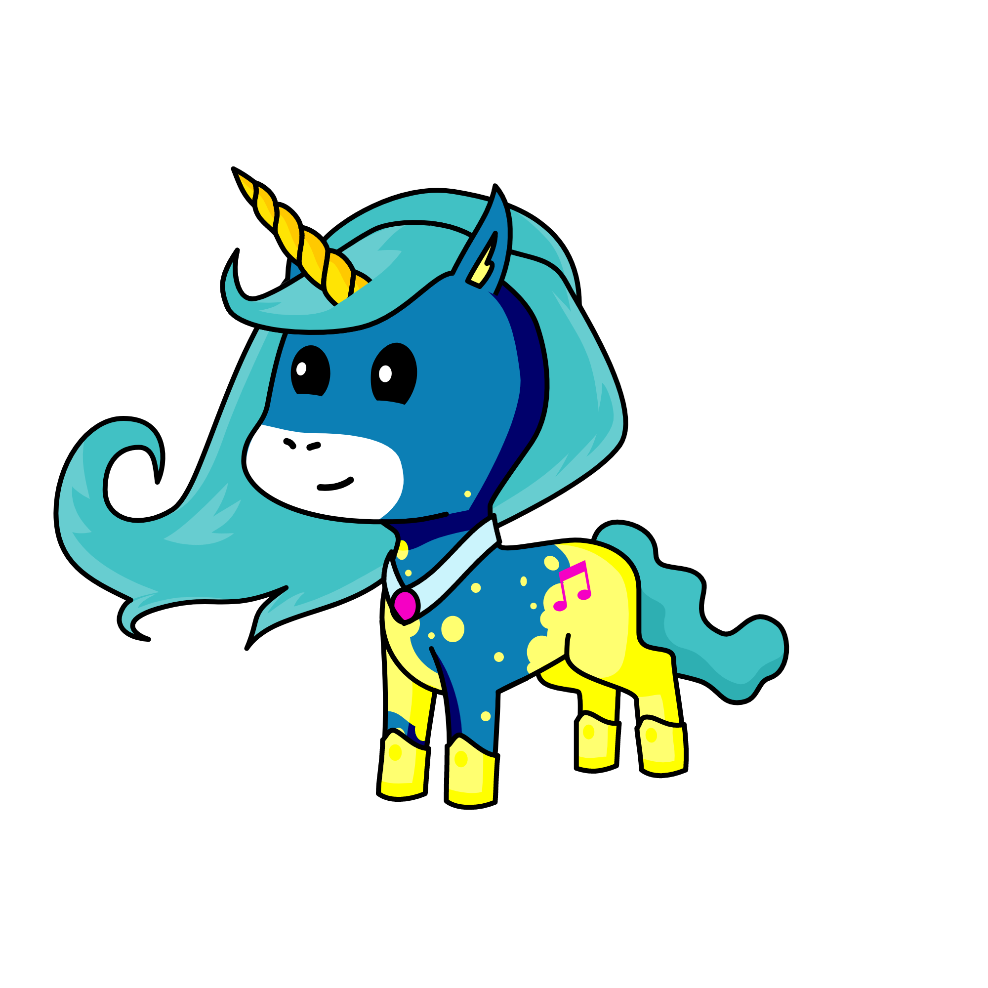 藍天, the unicorn