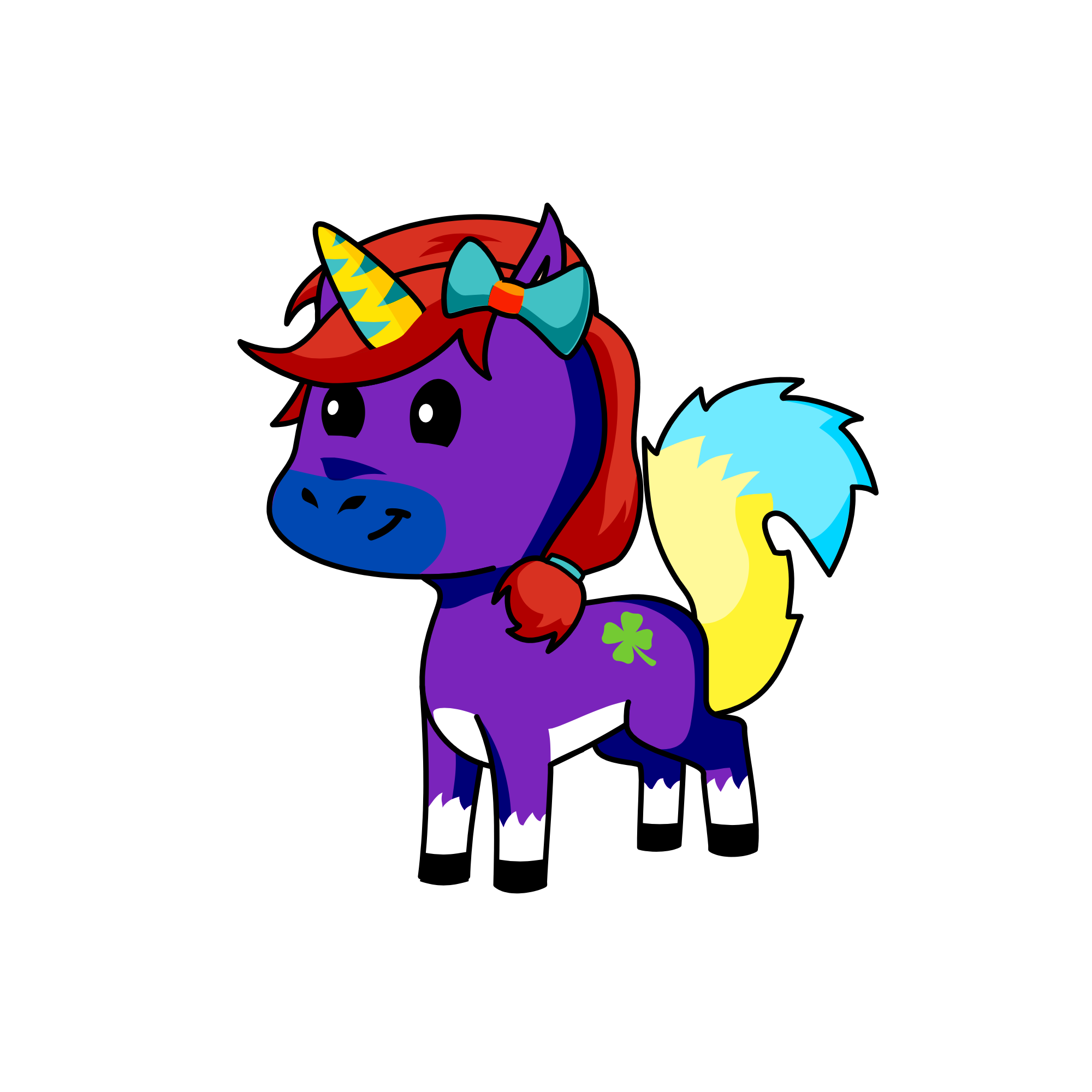 Sparkles, the unicorn