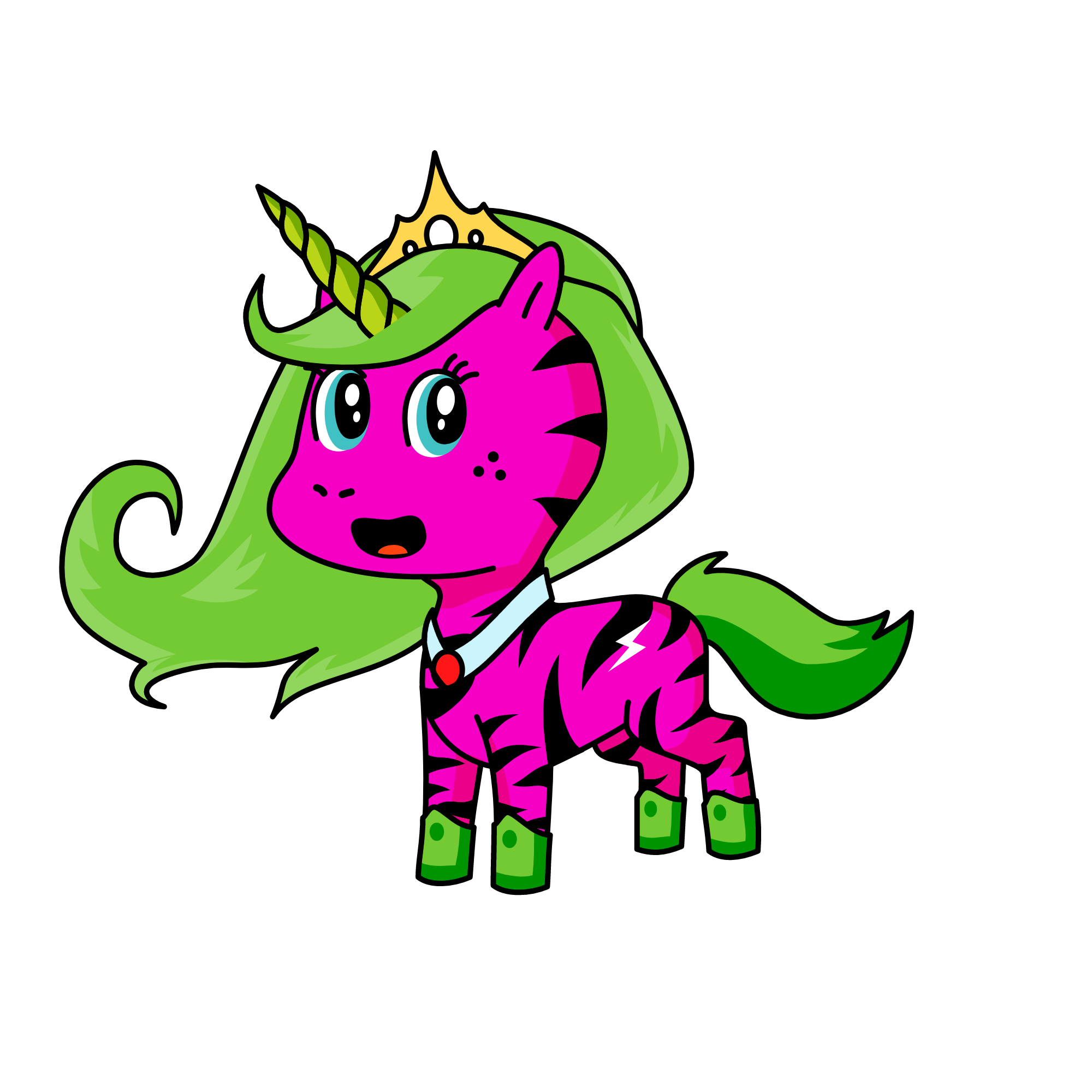 Spike, the unicorn