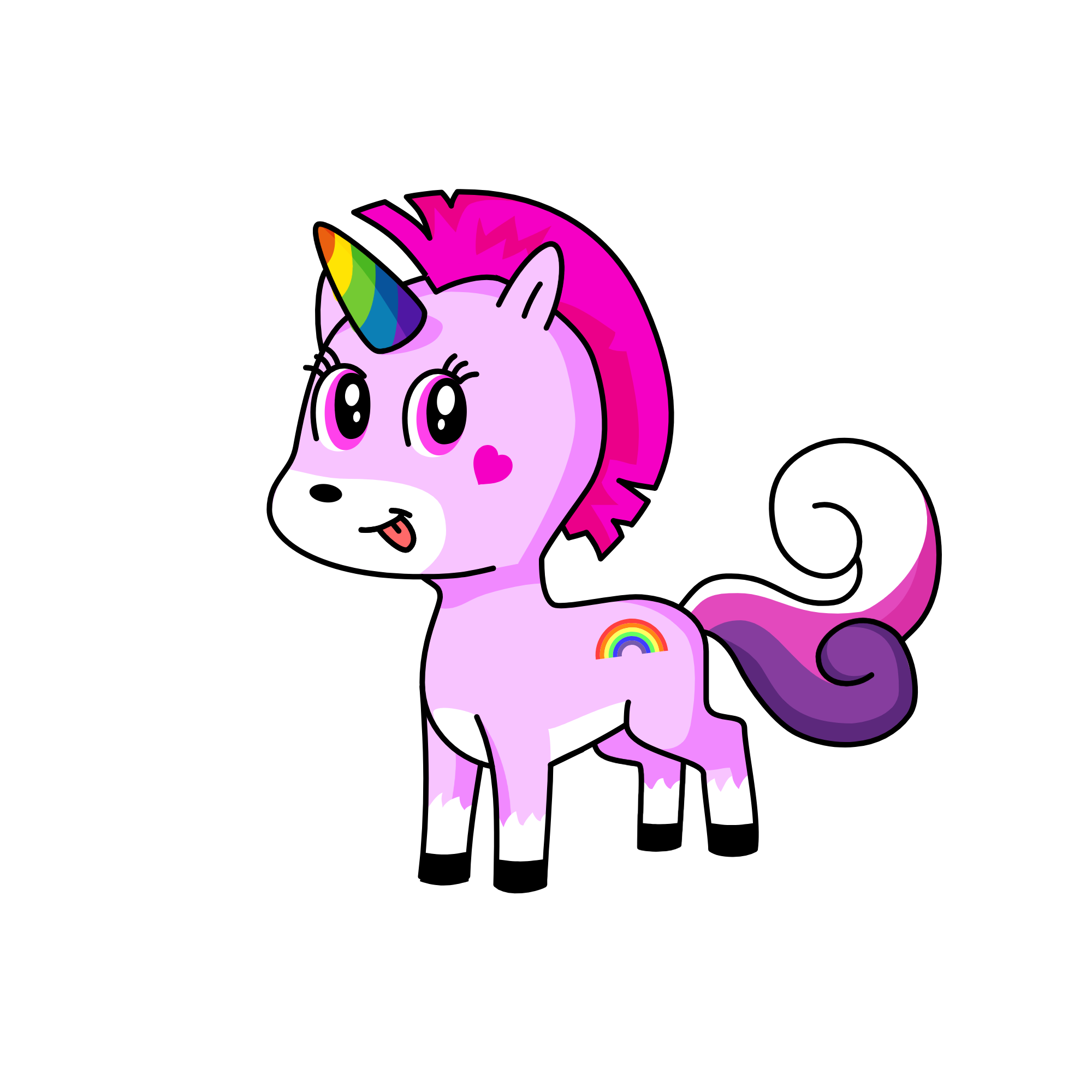 Corona the virus unicorn, the unicorn