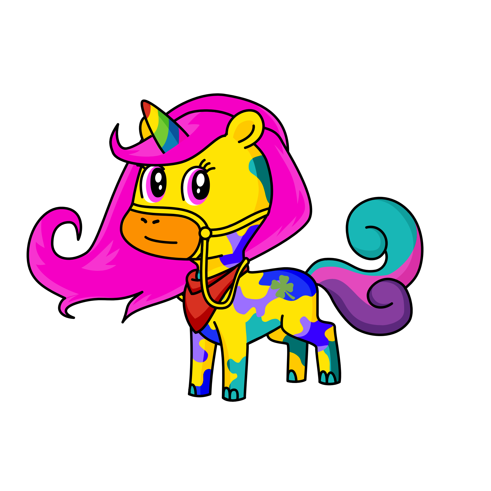 Sparkles, the unicorn