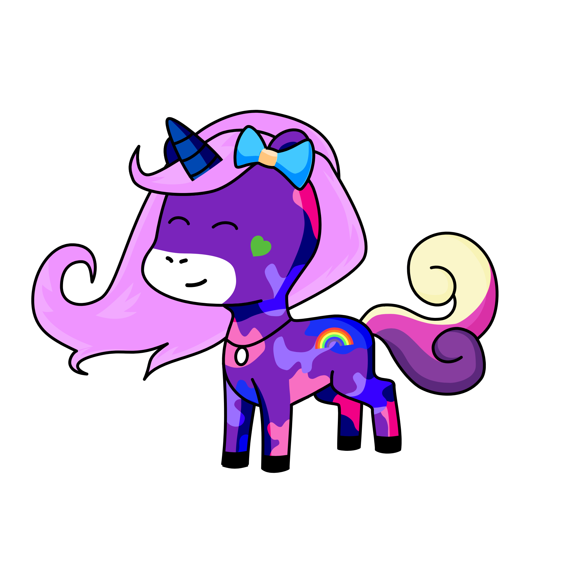Rainbox, the unicorn