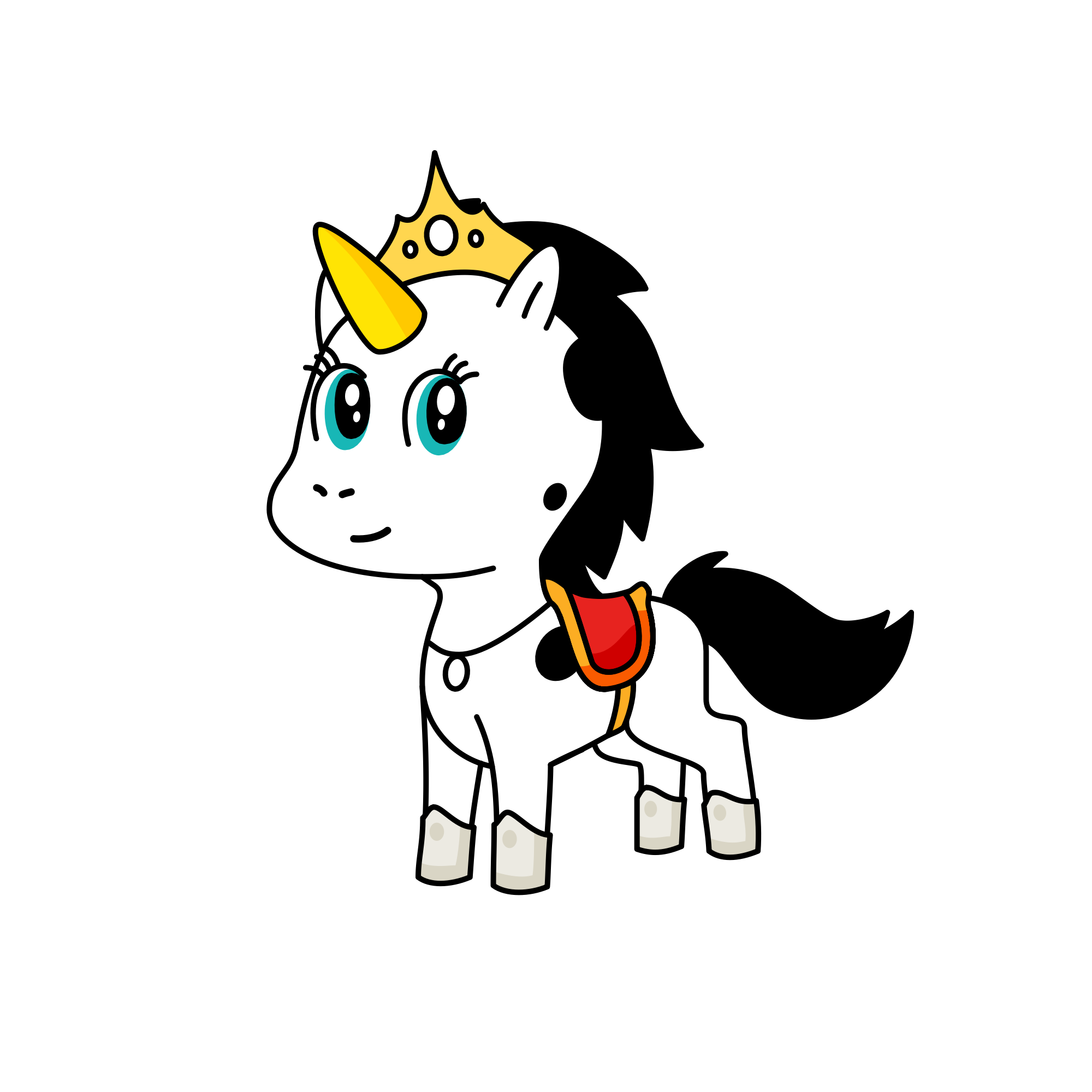 Royalty, the unicorn