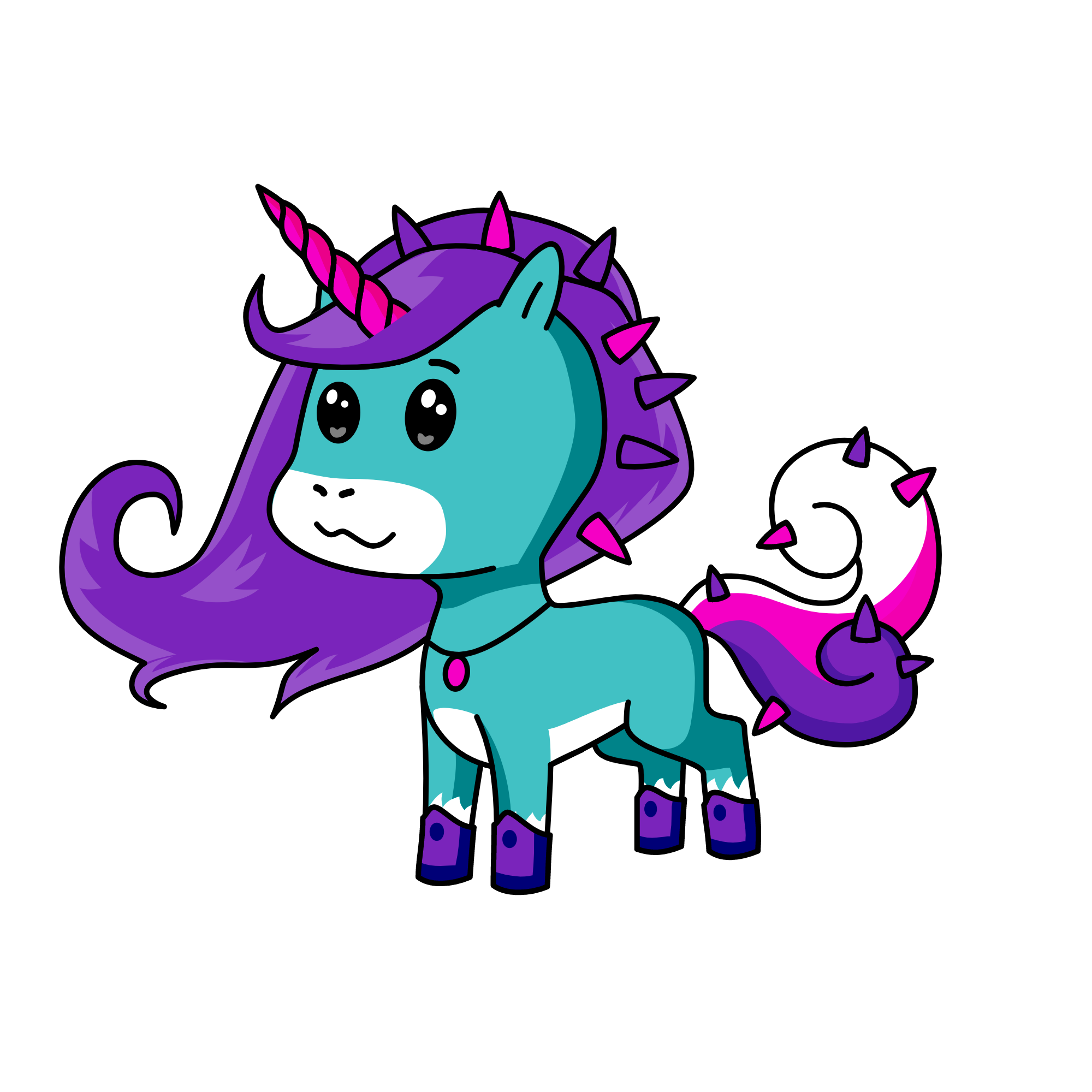 Midnight, the unicorn