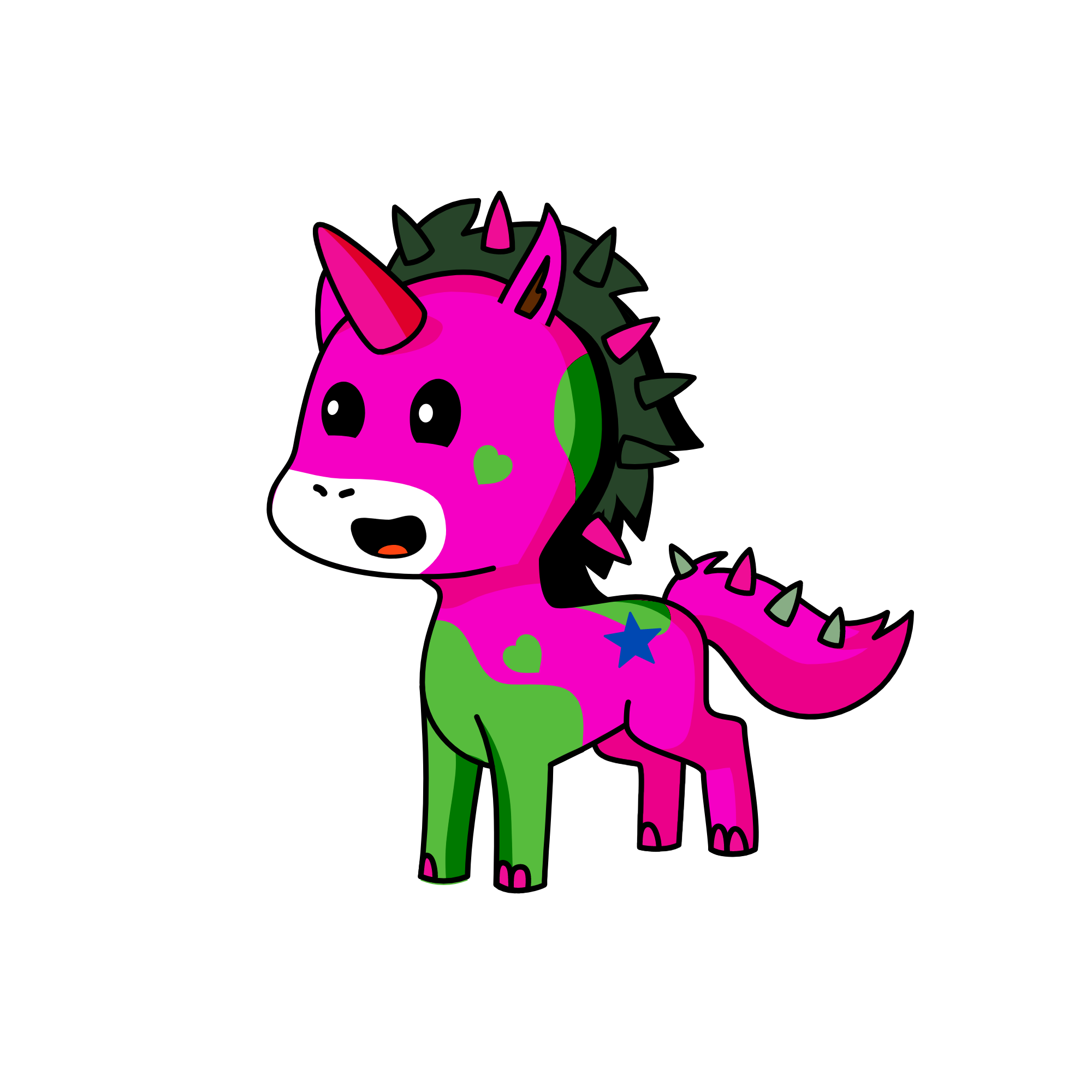 happy, the unicorn