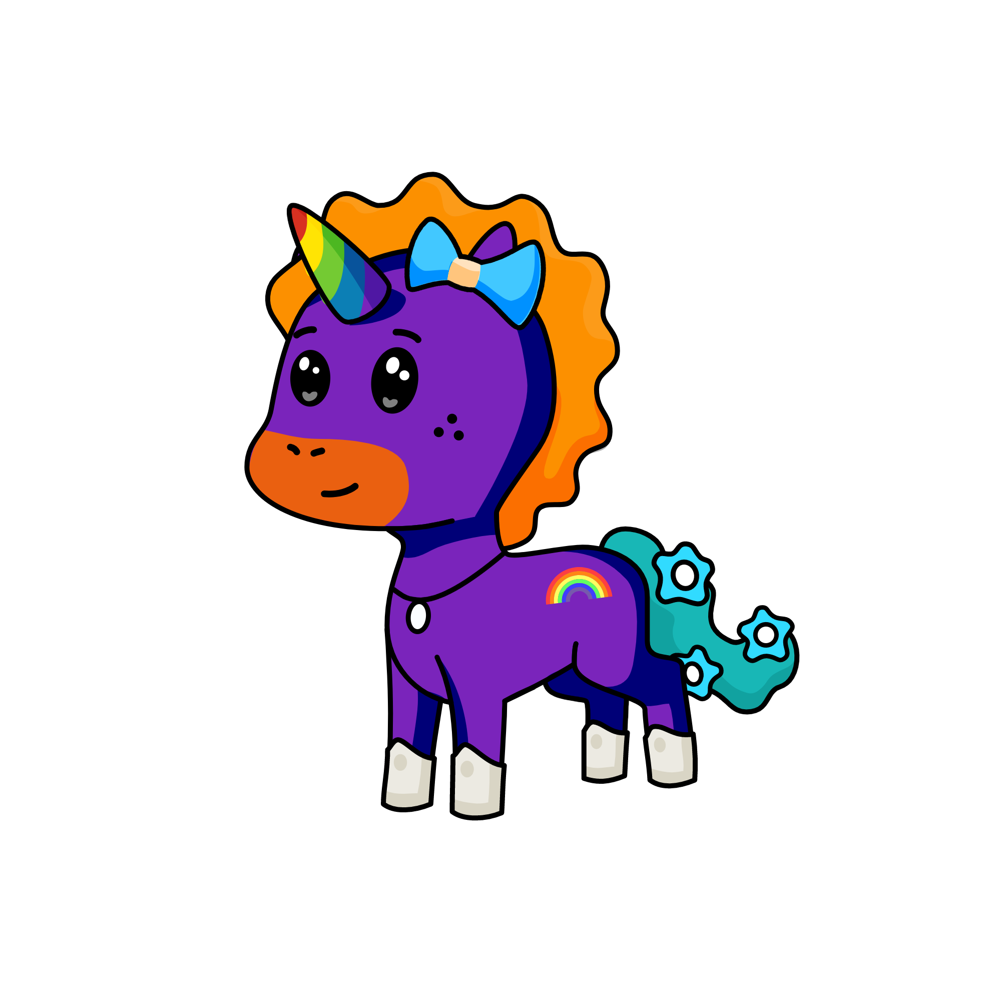 Moony, the unicorn