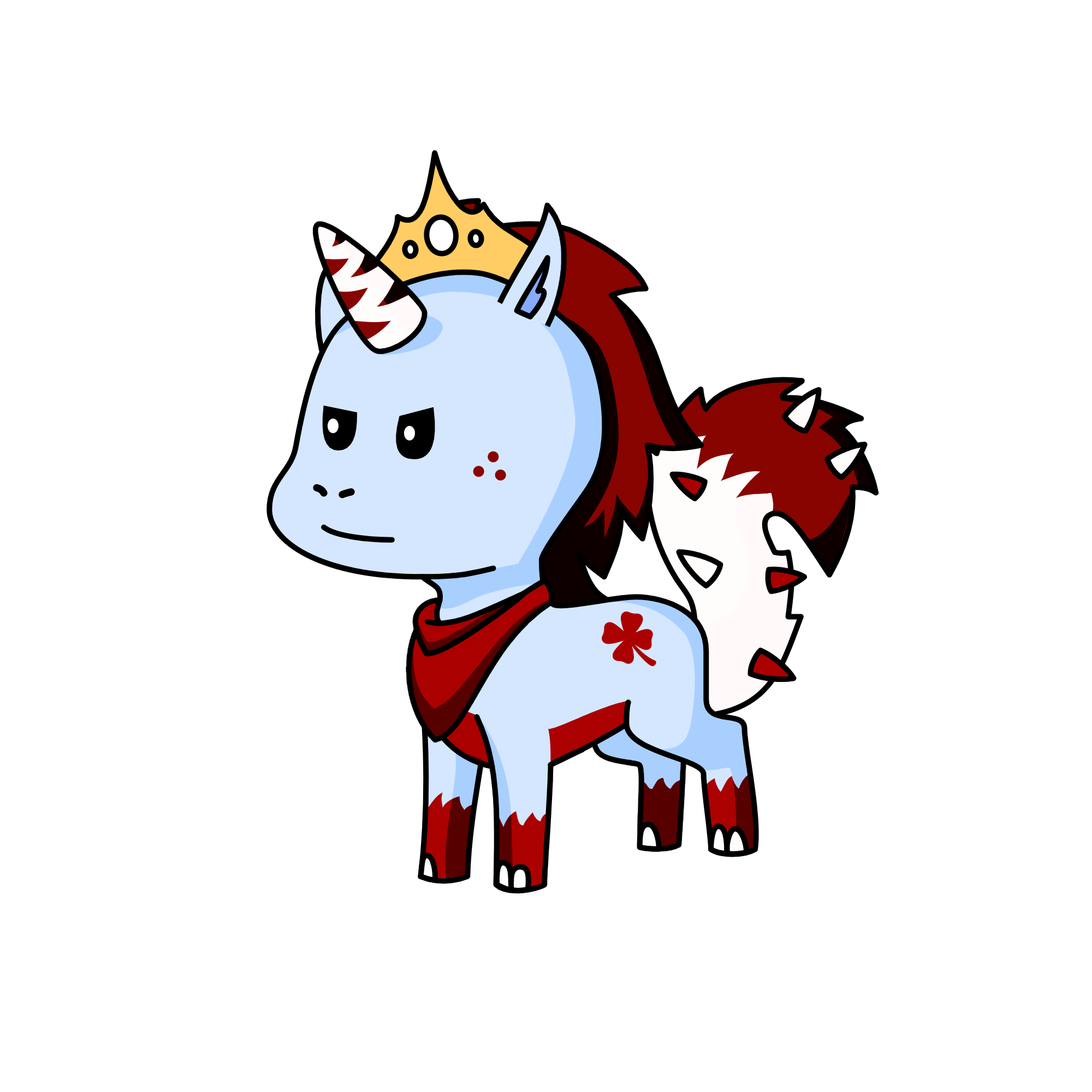 king, the unicorn