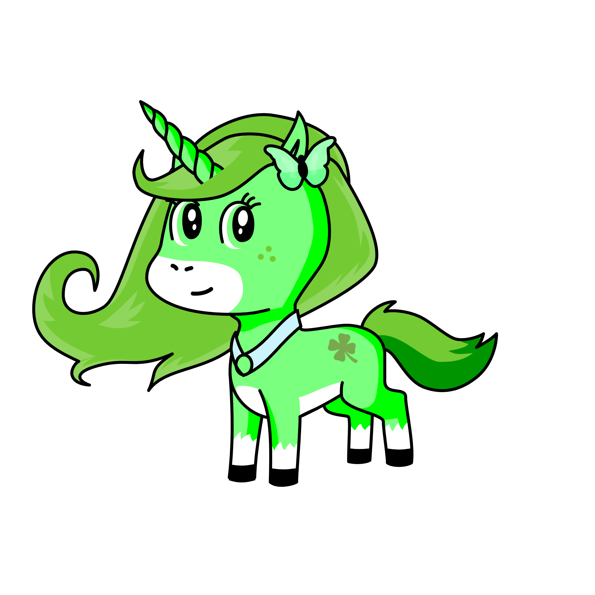 Lucky , the unicorn