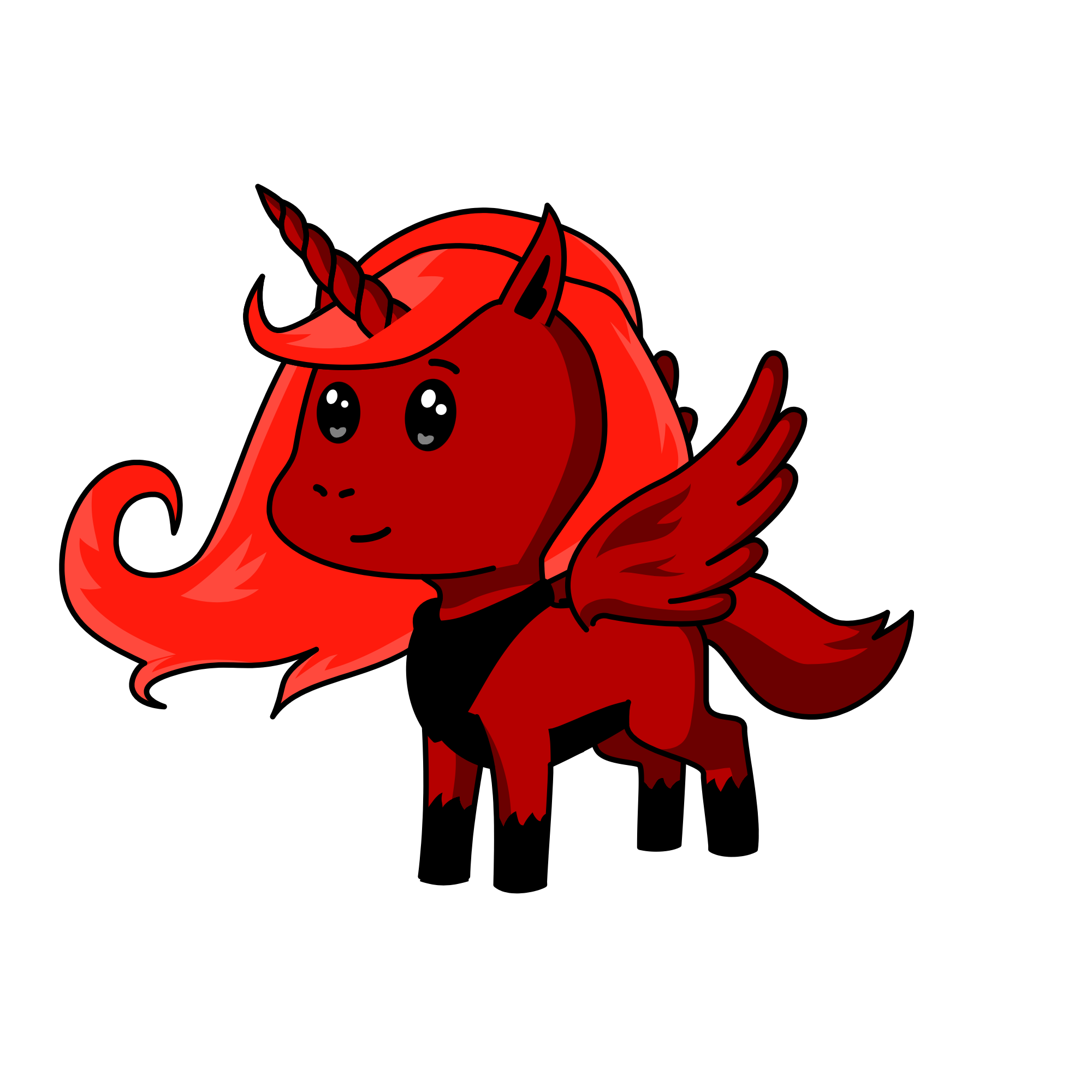 Fire, the unicorn