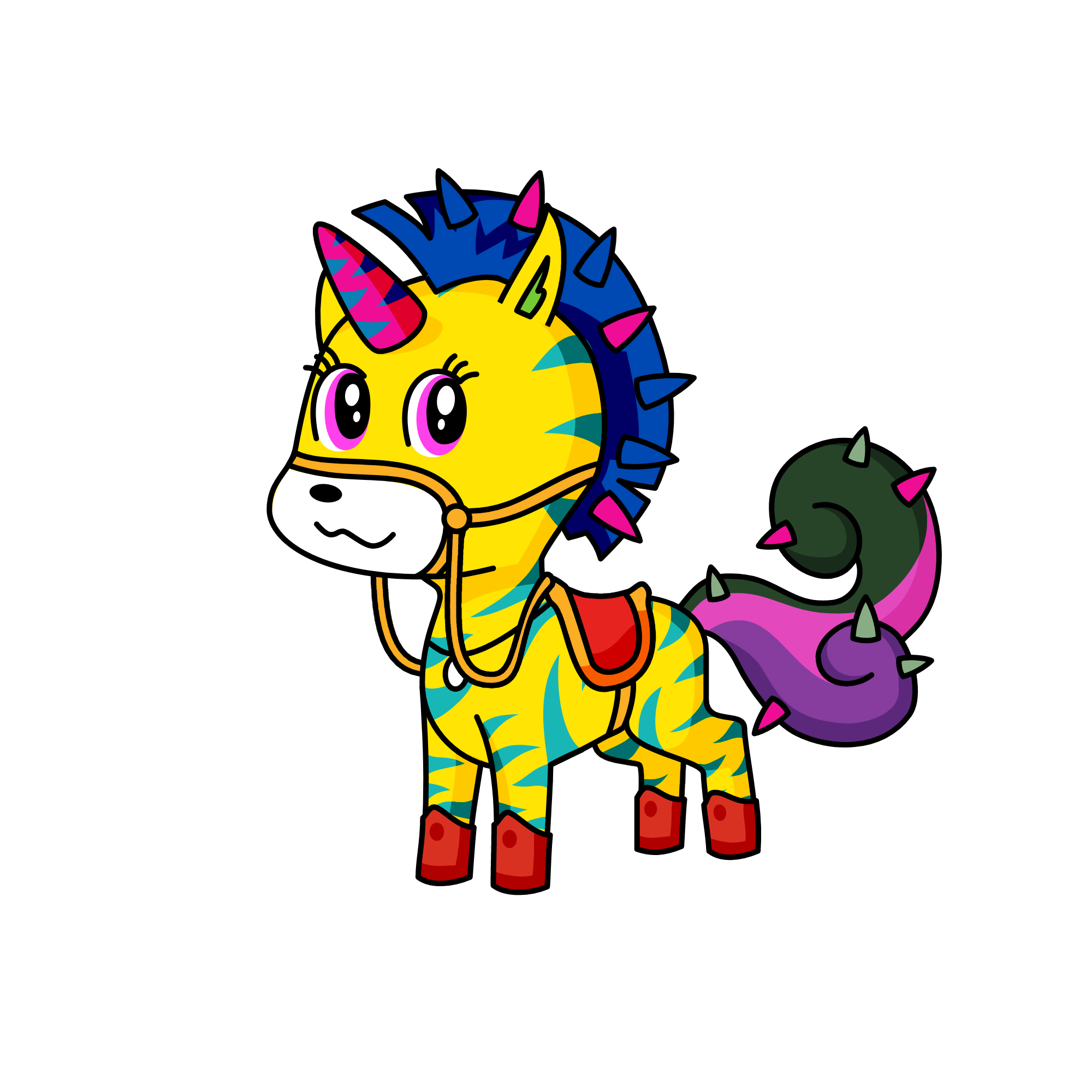 rainbow fart, the unicorn