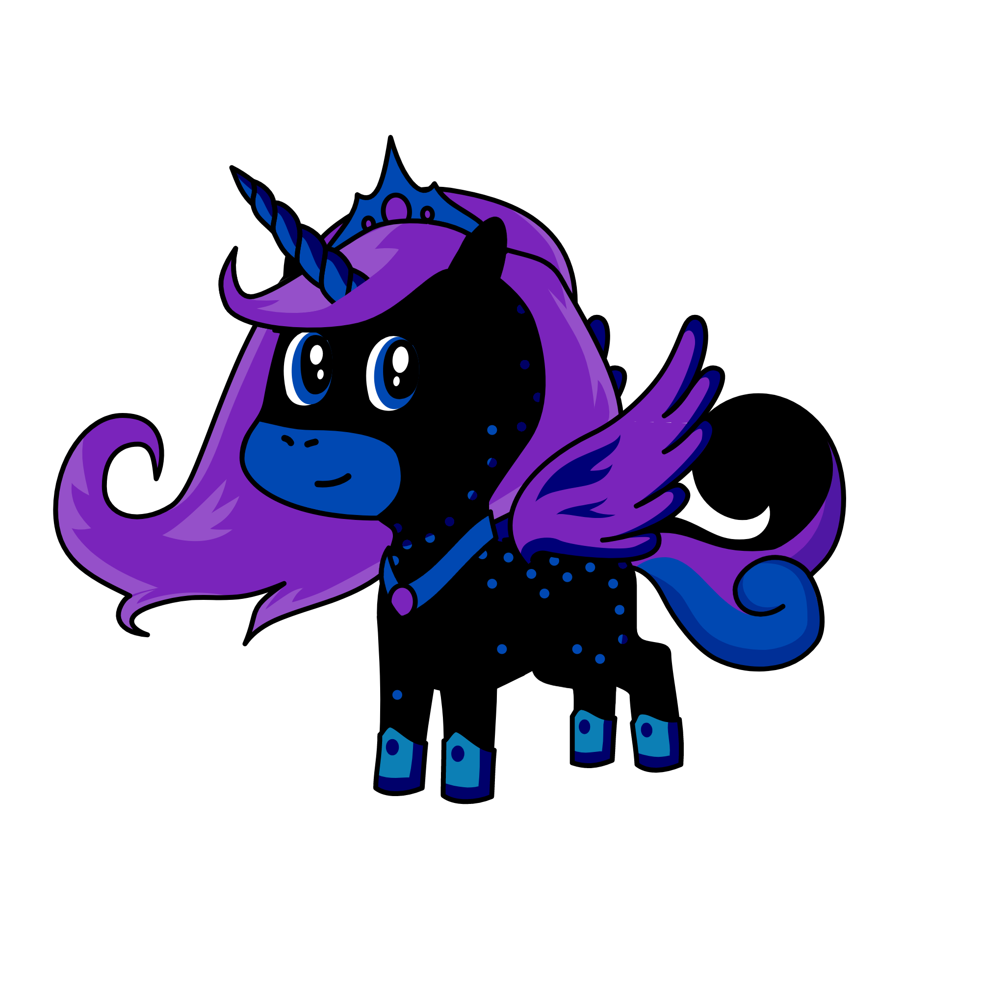 Luna, the unicorn