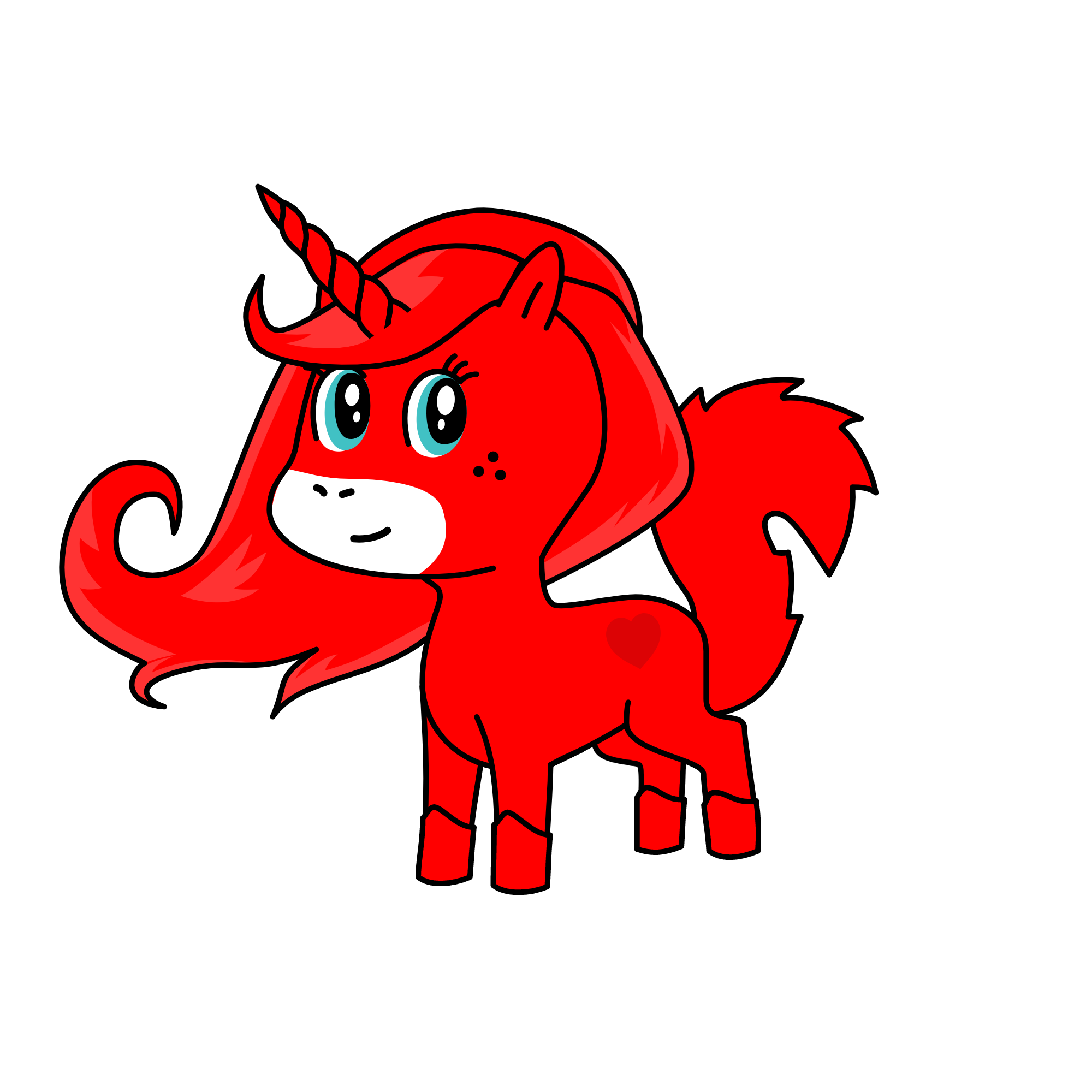 morango do leste, the unicorn