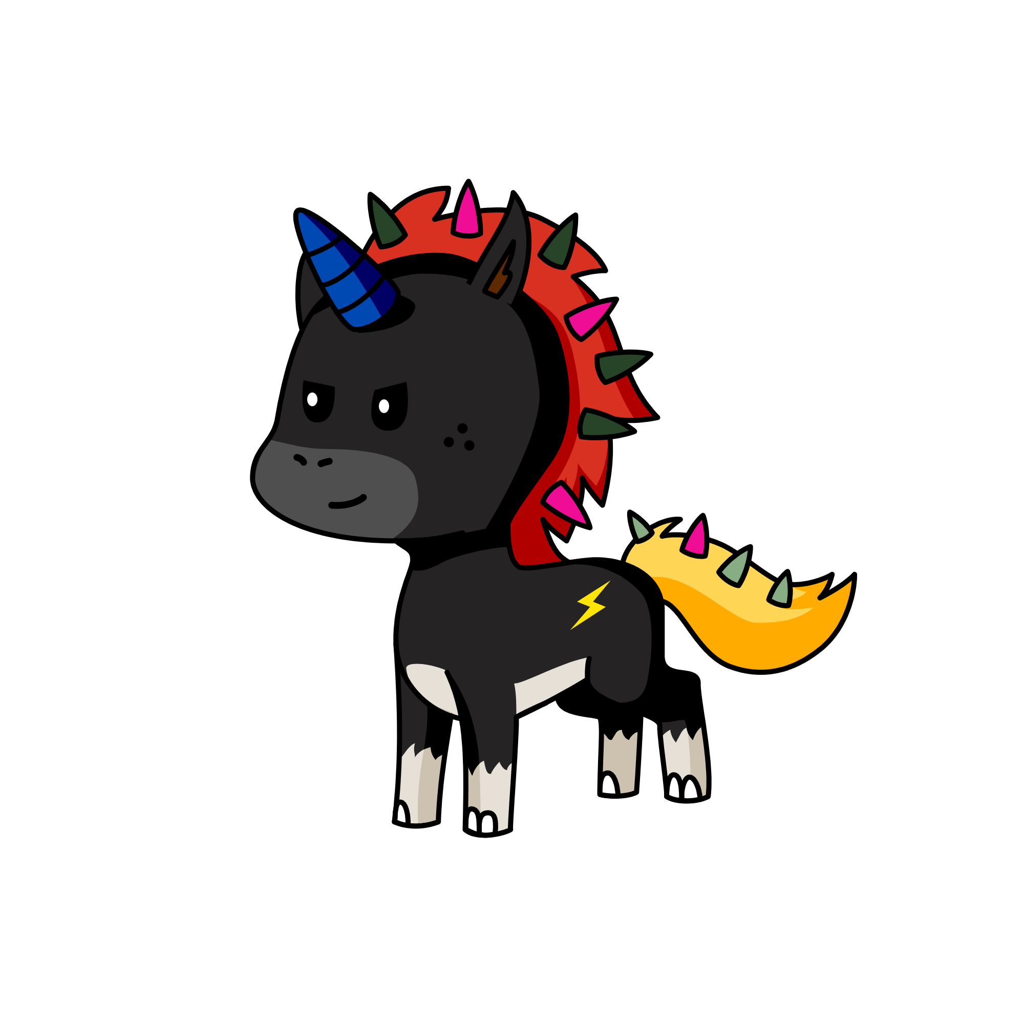 Darkness, the unicorn