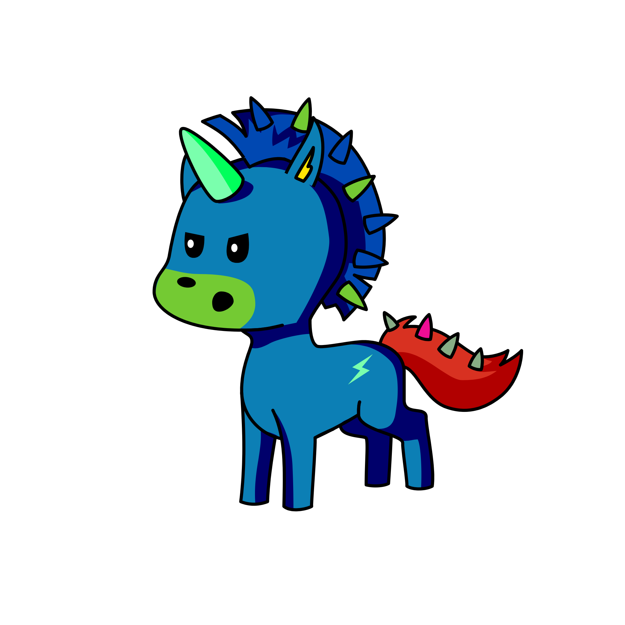 Bubbas, the unicorn