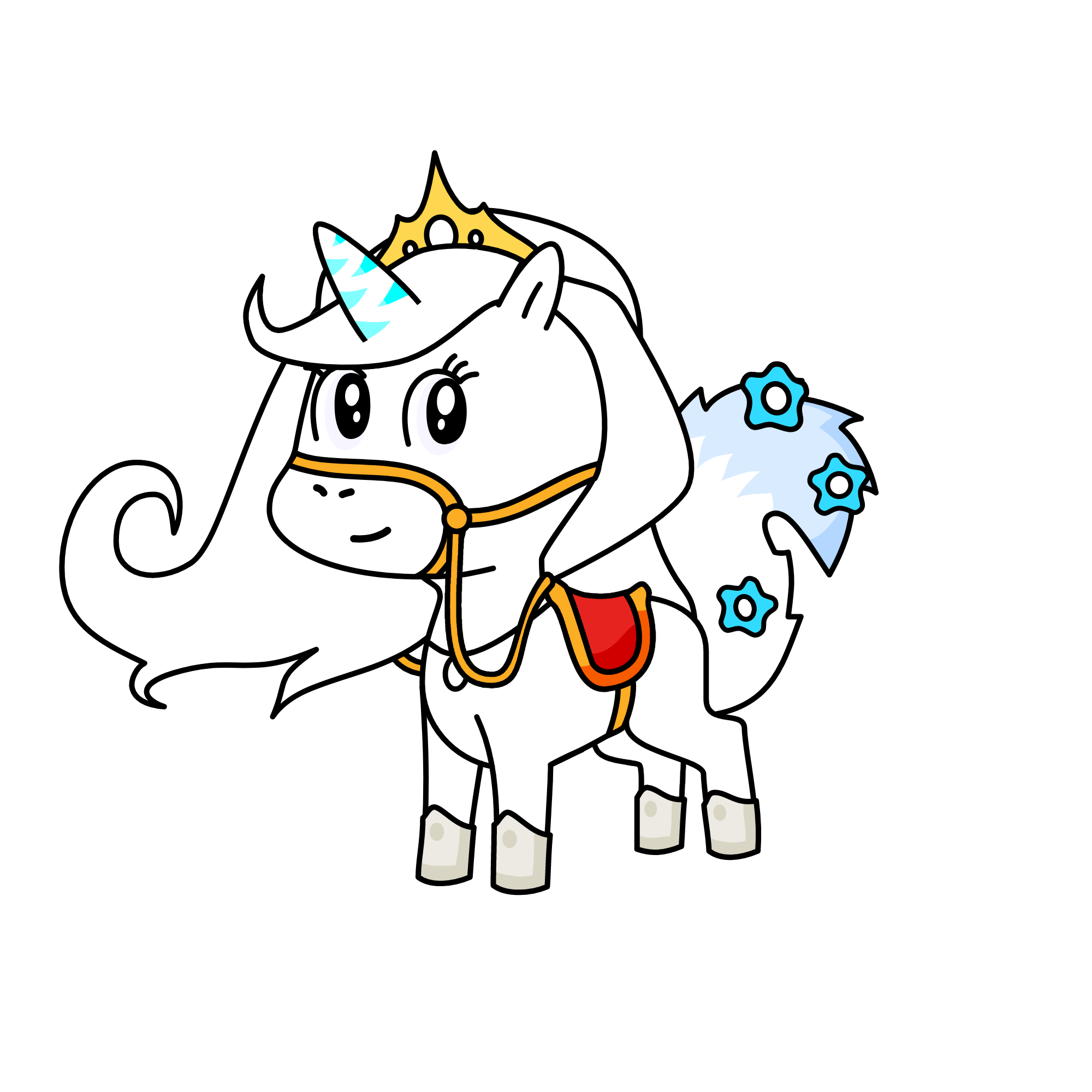 rainha Cendi A GATA DAS NEVES, the unicorn