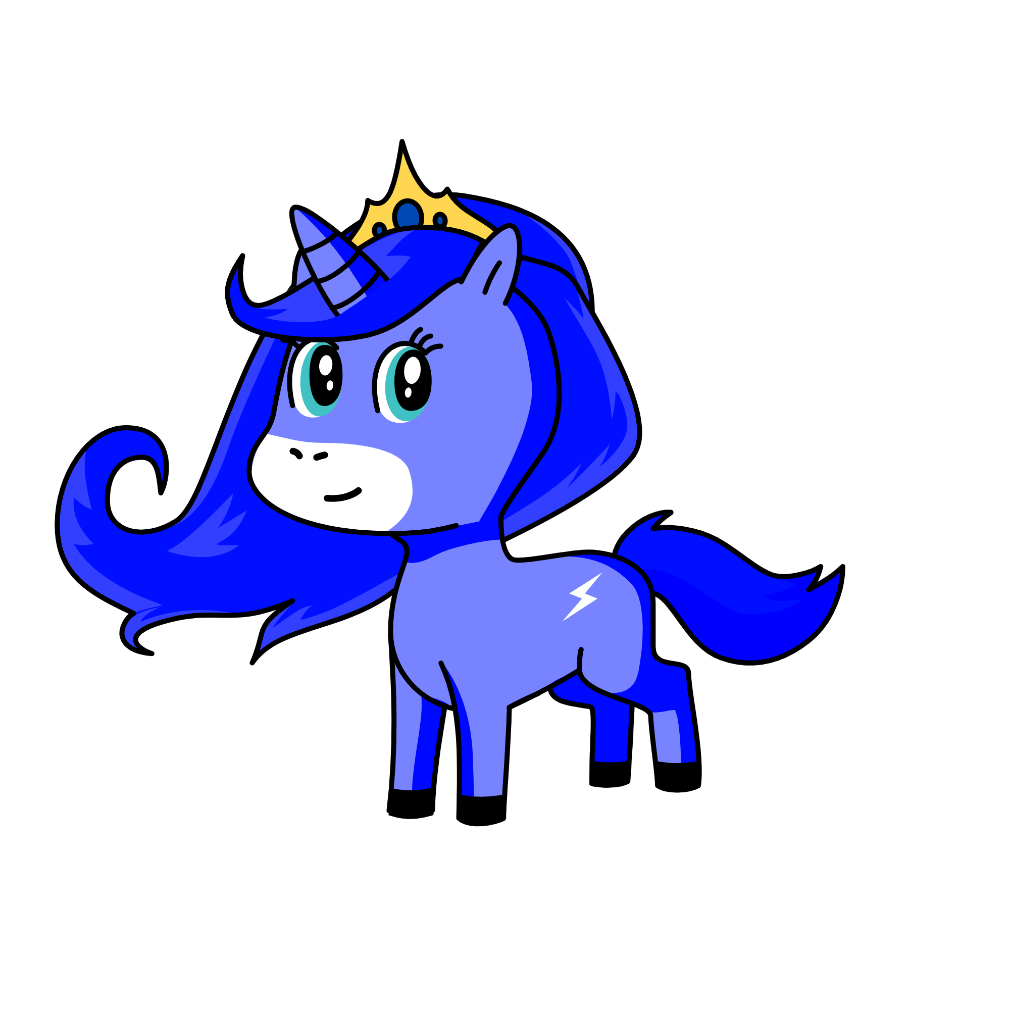 Princess Luna, the unicorn