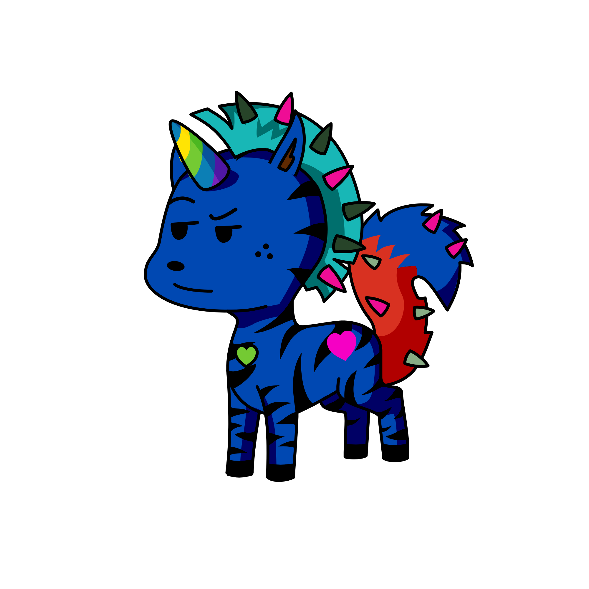 Cool, the unicorn