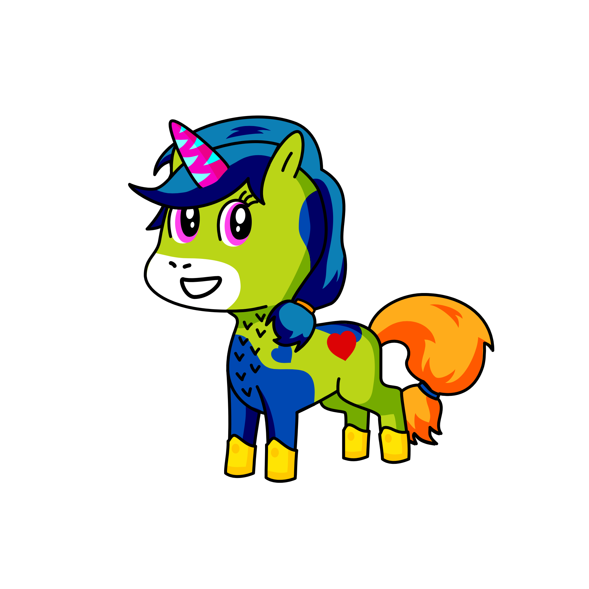 Shadow, the unicorn