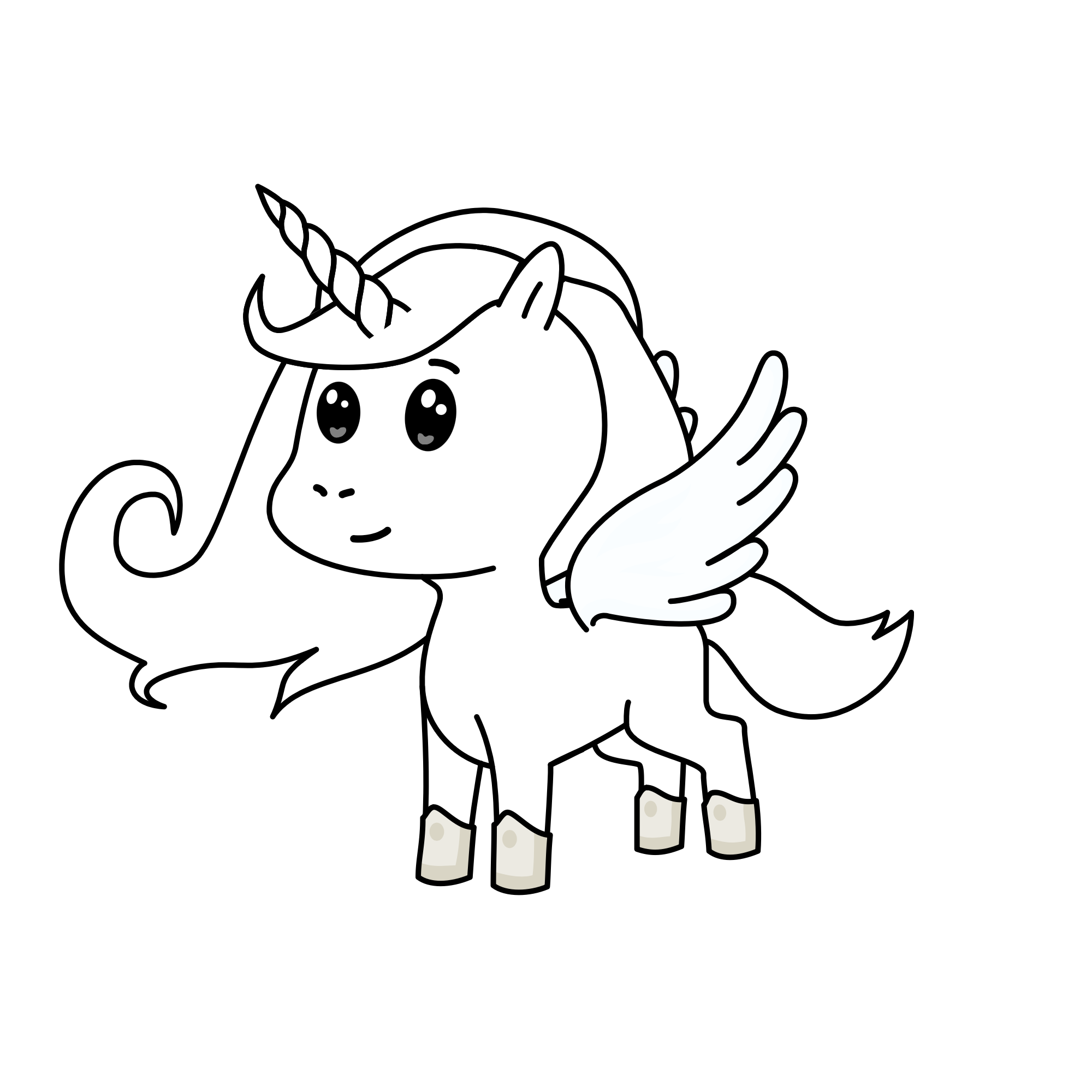Cloudy , the unicorn