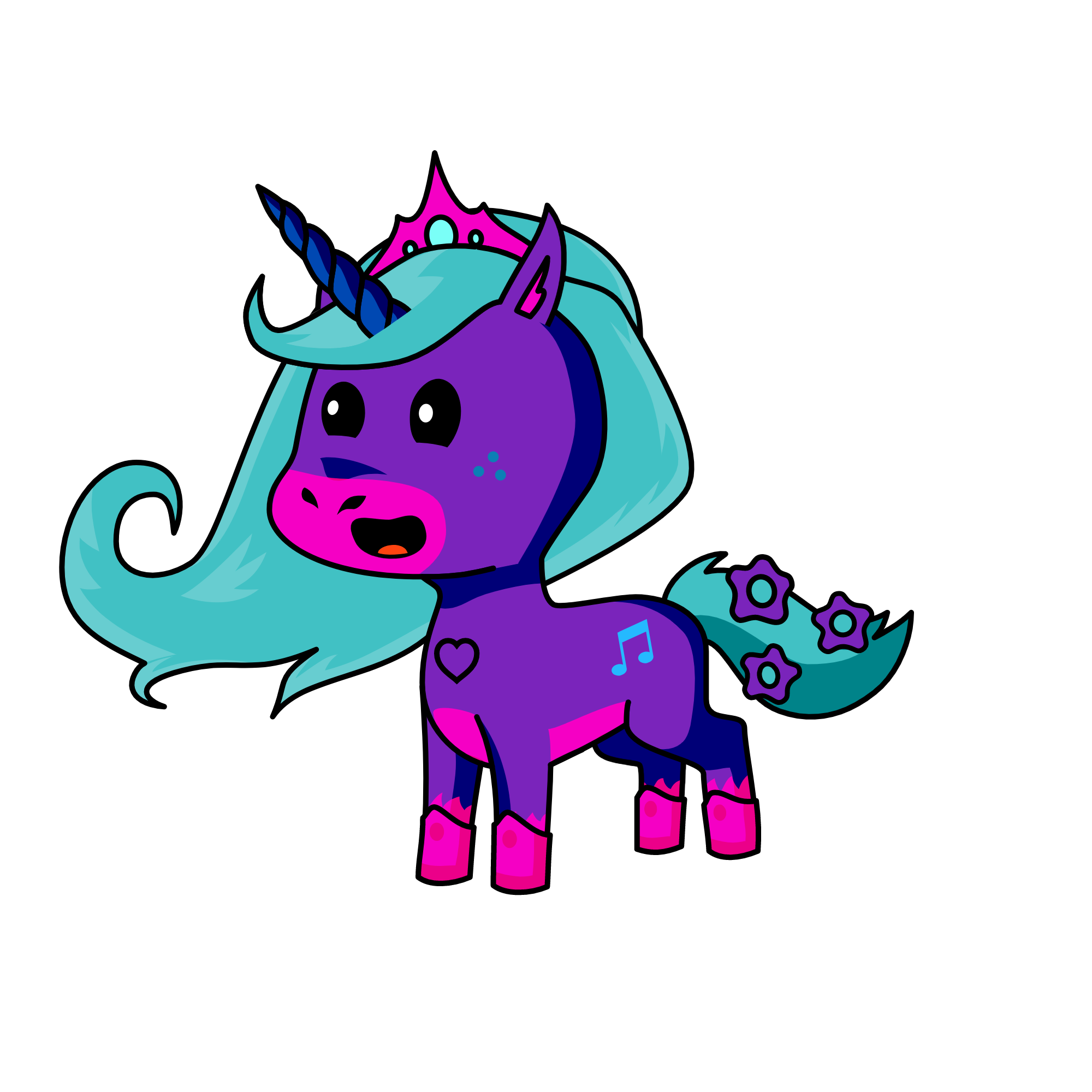 ESTRELA, the unicorn